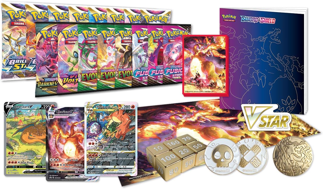 Pokemon Sworld & Shield Charizard Ultra-Premium Collection