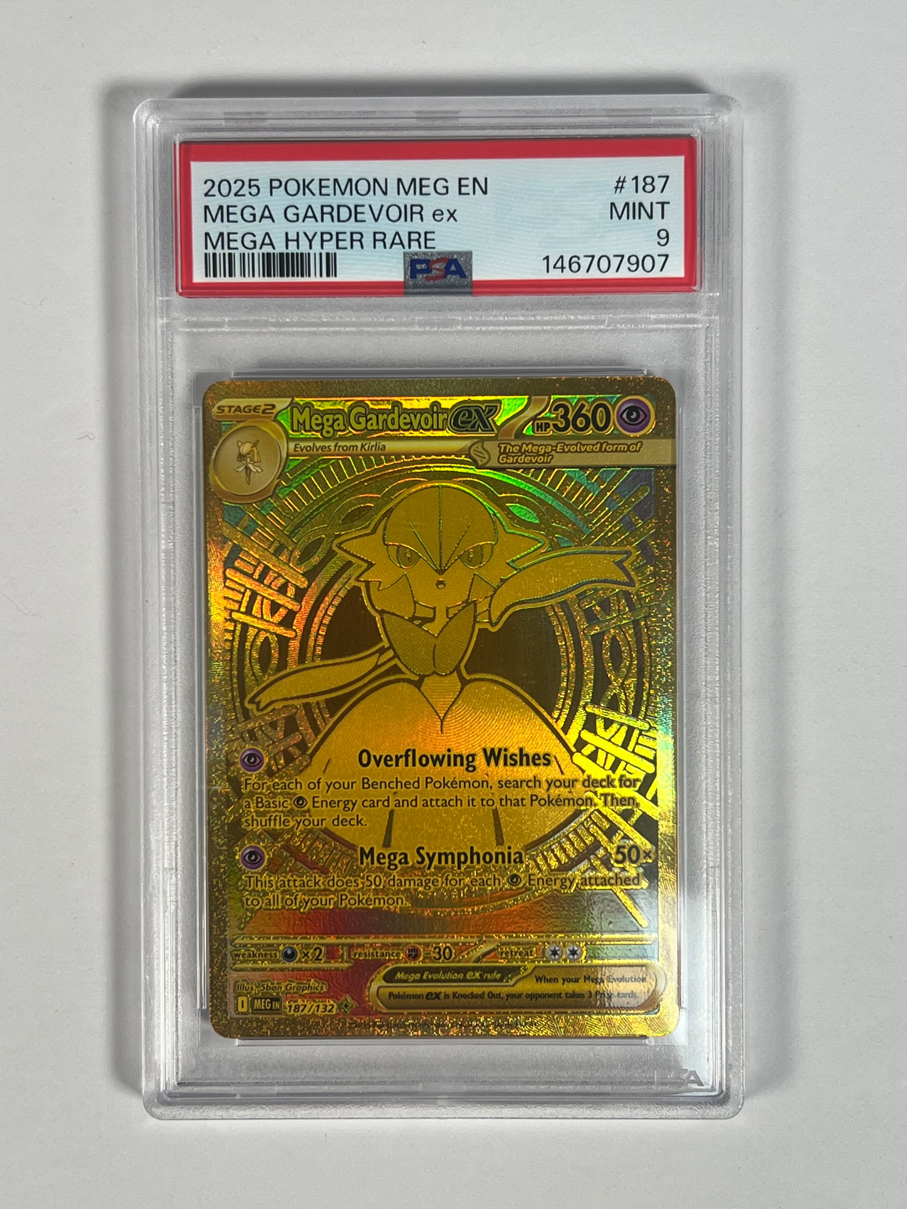 2025 Mega Evolution Mega Gardevoir Hyper Rare 187/132