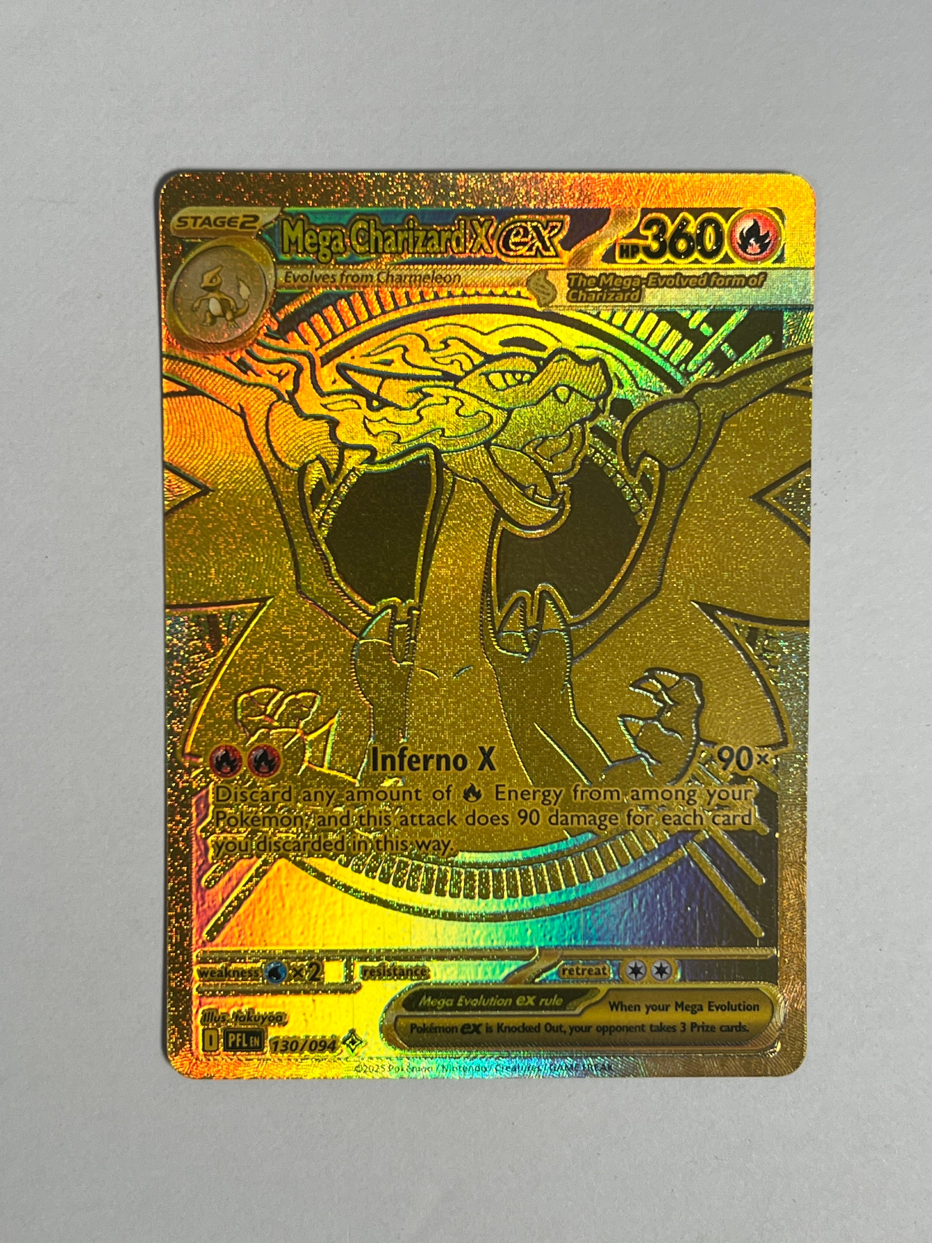 2025 Phantasmal Flames Mega Charizard X ex MUR 130/94