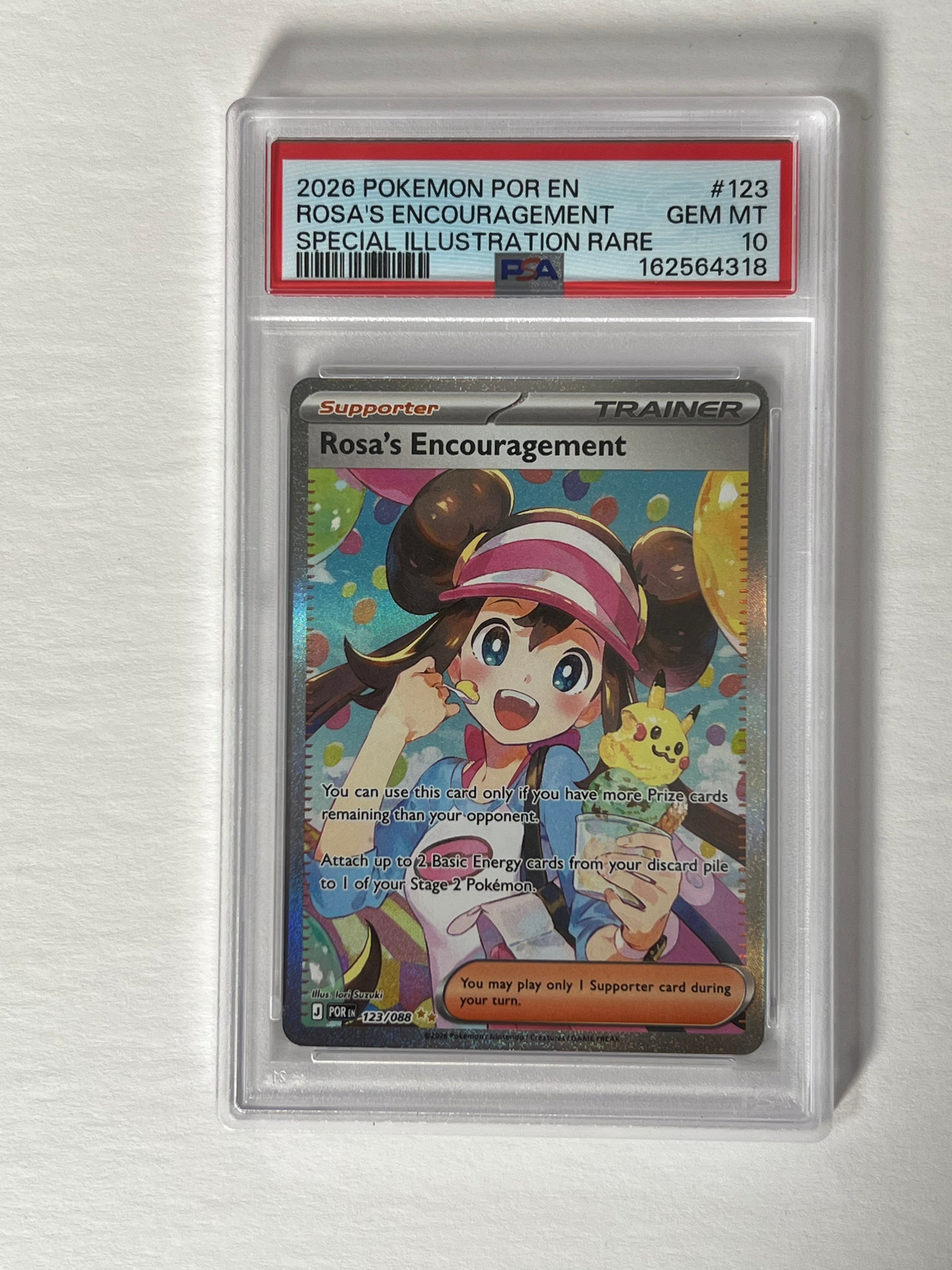 PSA 10 2026 Perfect Order Rosa’s Encouragement 123/88