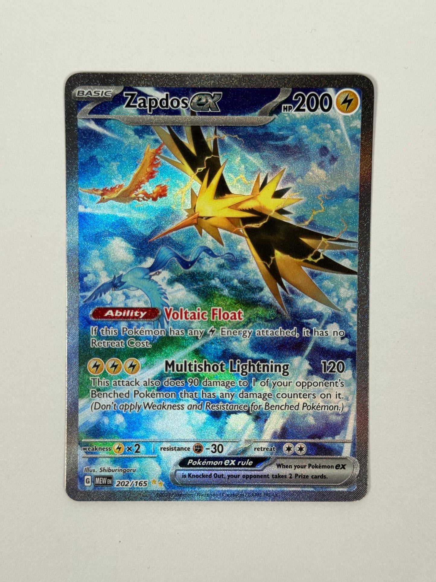 2023 151 Zapdos ex 202/165