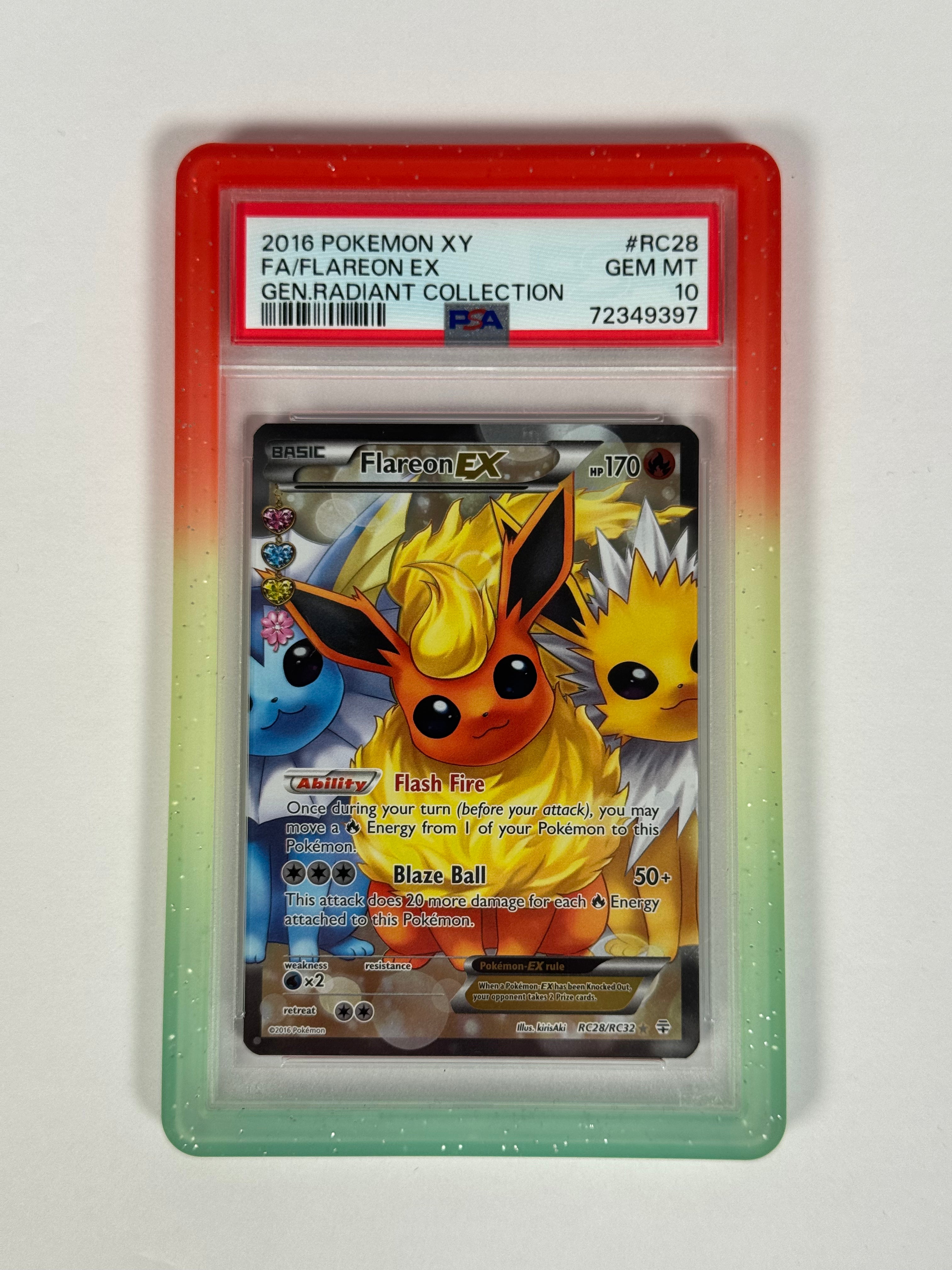 PSA 10 Generations Flareon EX Radiant Collection RC28/RC32