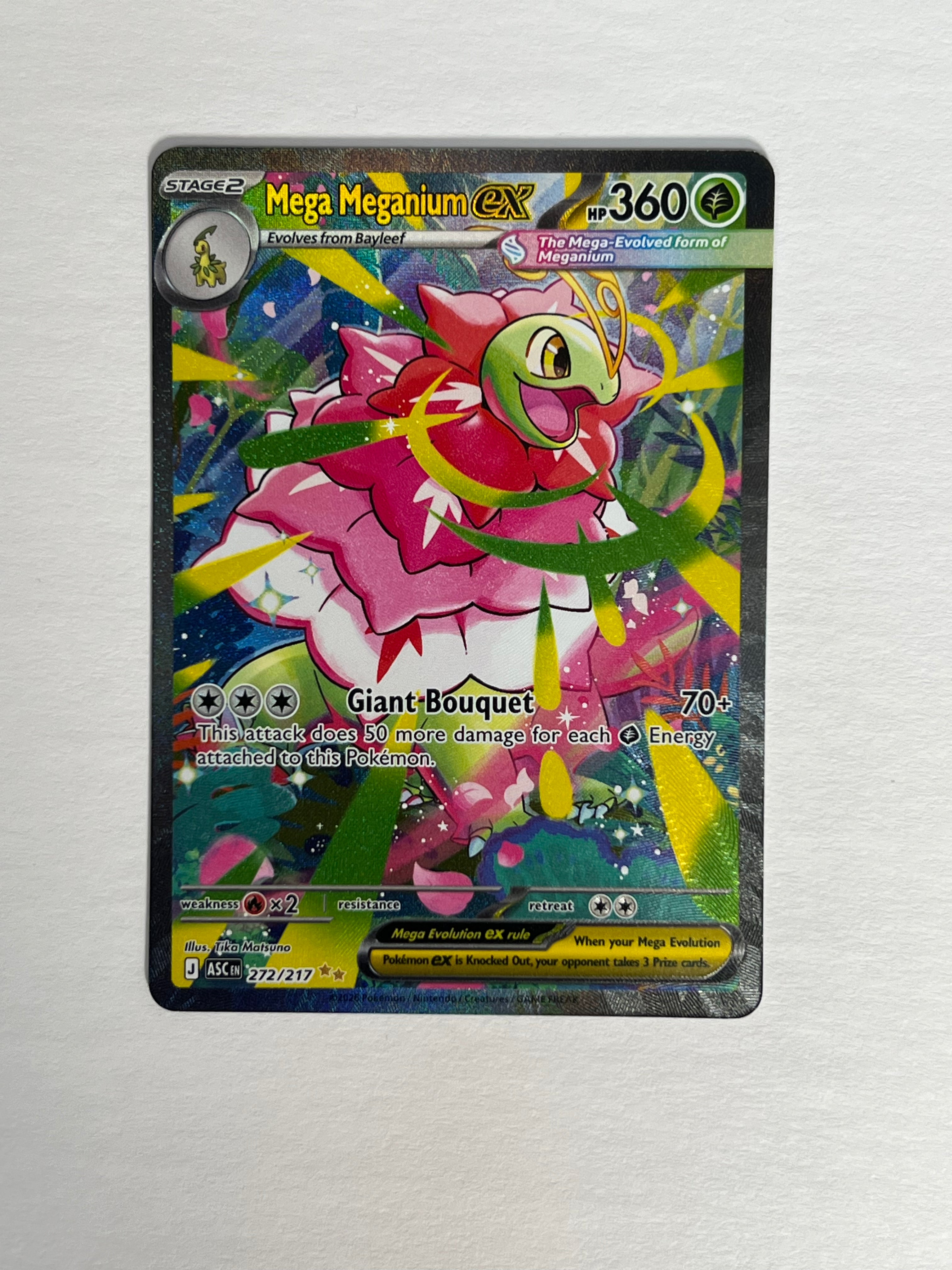 2026 Acended hero’s Mega Meganium Ex SIR 272/217