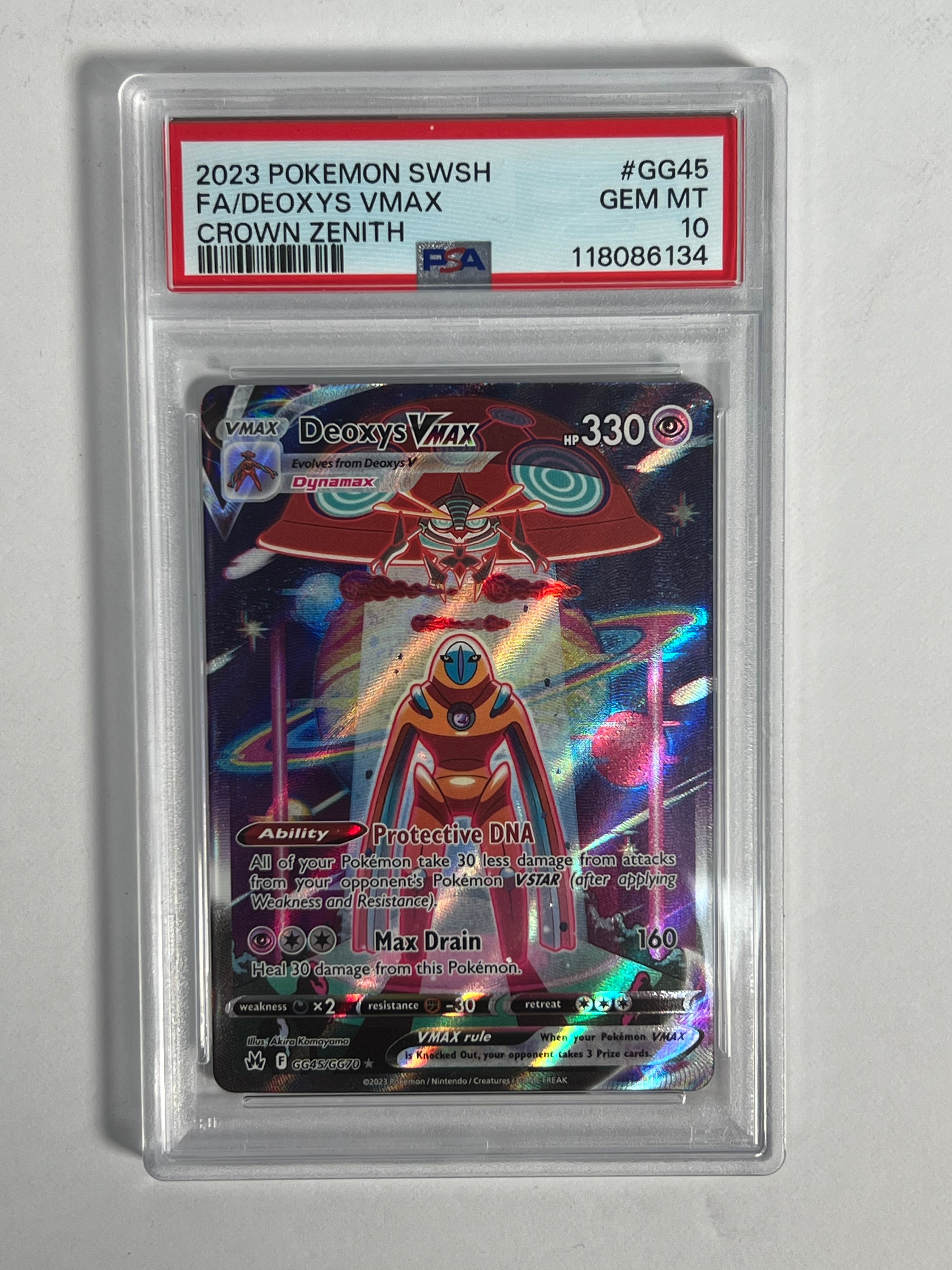 2023 Crown Zenith Deoxys Vmax GG45/GG70