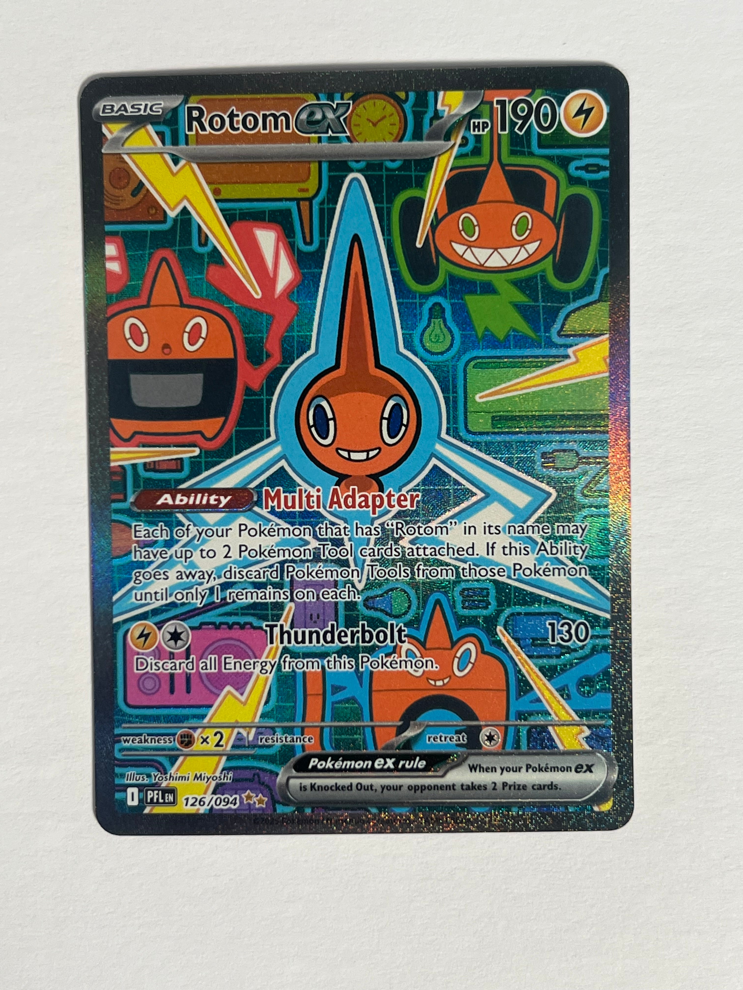 2025 Phantasmal Flames Rotom Ex SIR 126/94