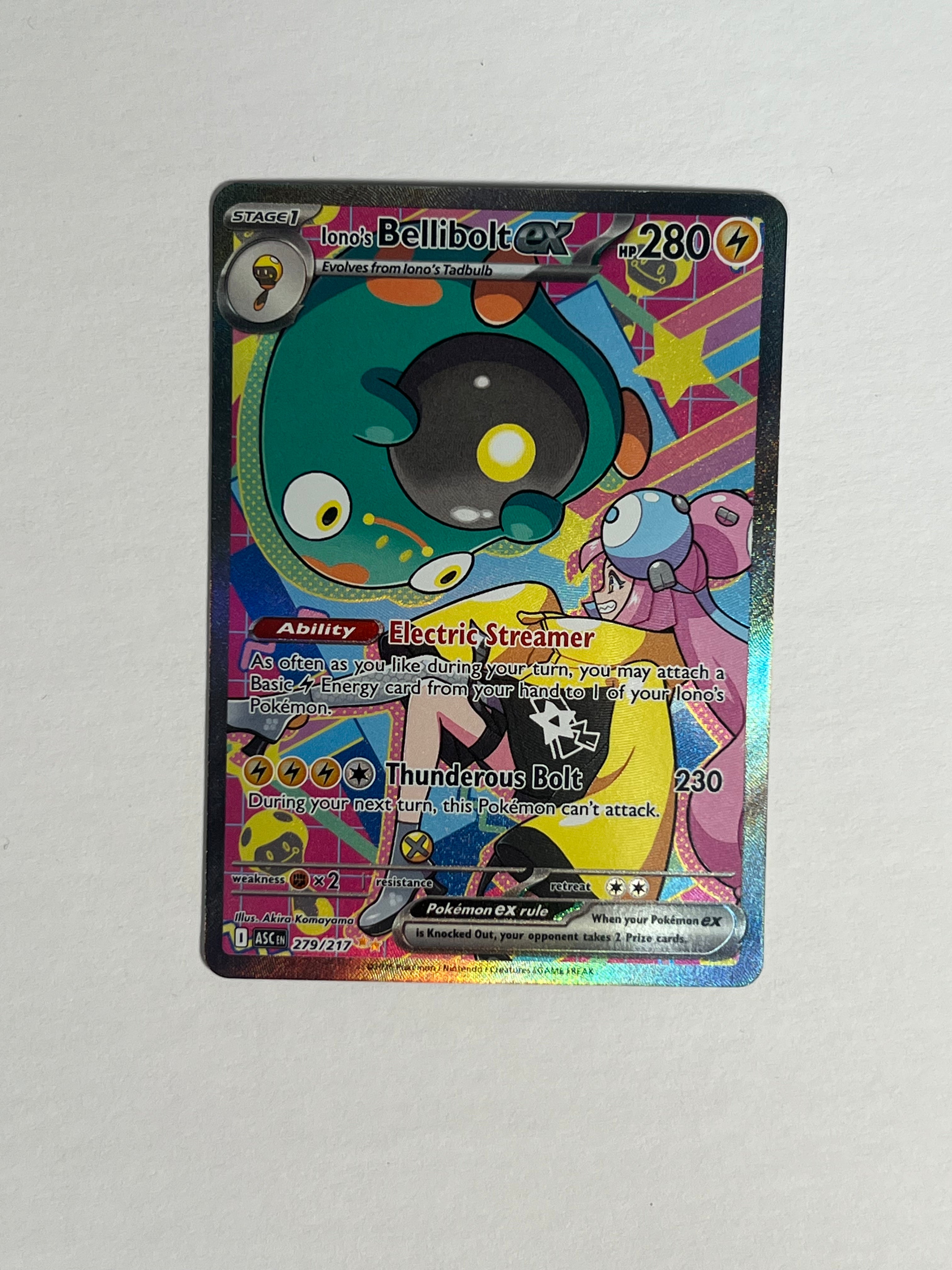 2026 Ascended Hero Iono Bellibolt Ex 279/217