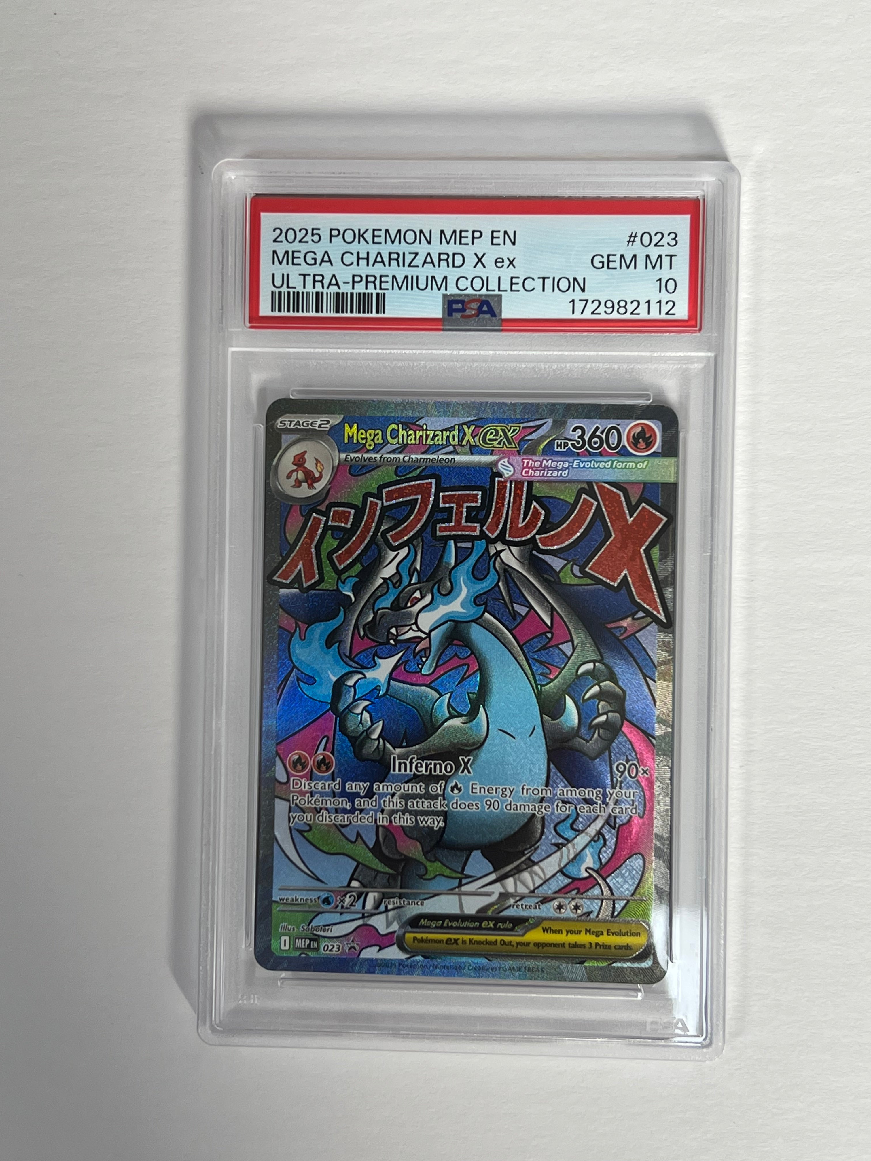 PSA 10 UPC Promo Mega Charizard X Ex 23
