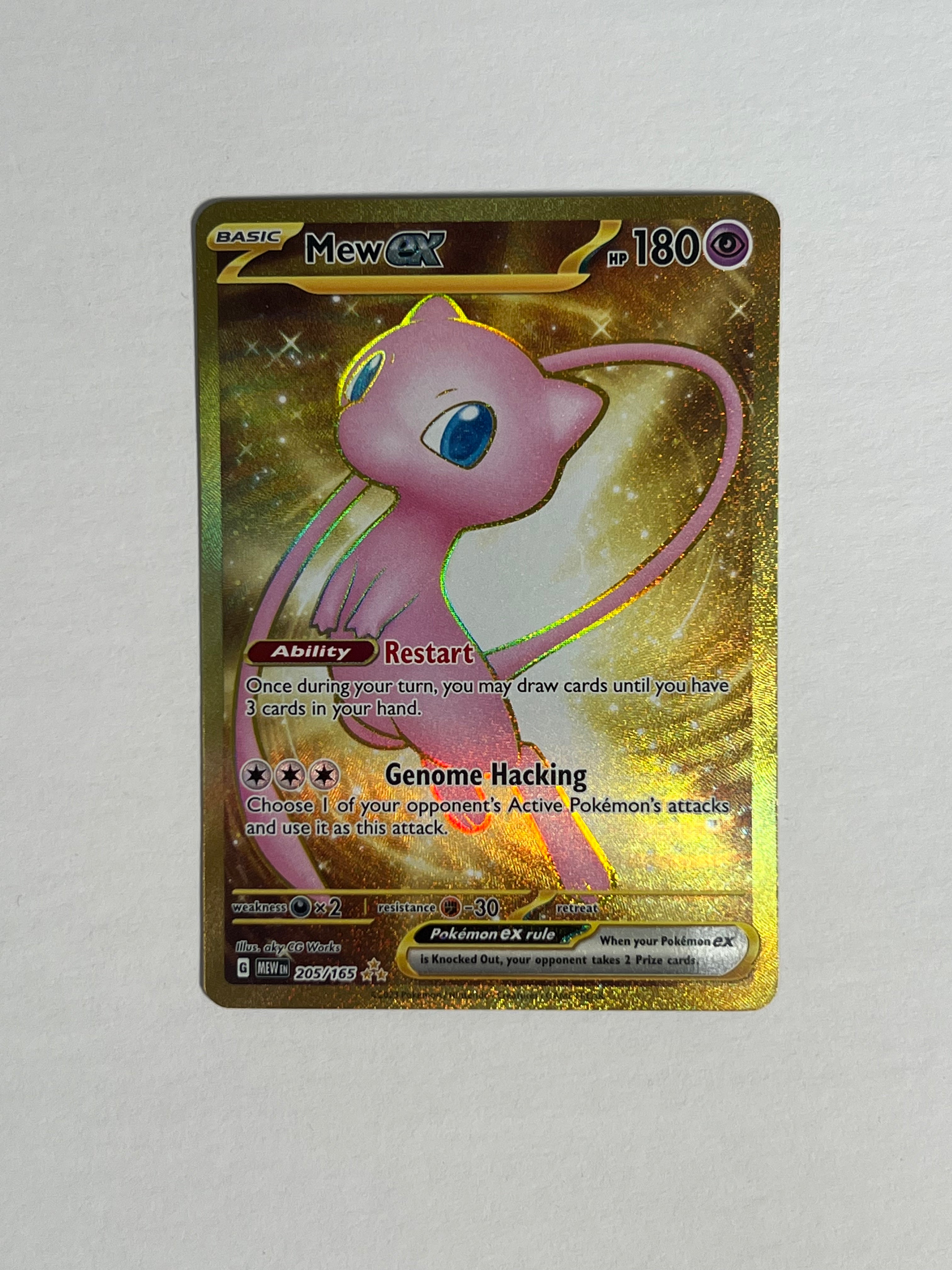 2023 Scarlet & Voilet 151 Mew Ex Hyper Rare 205/165