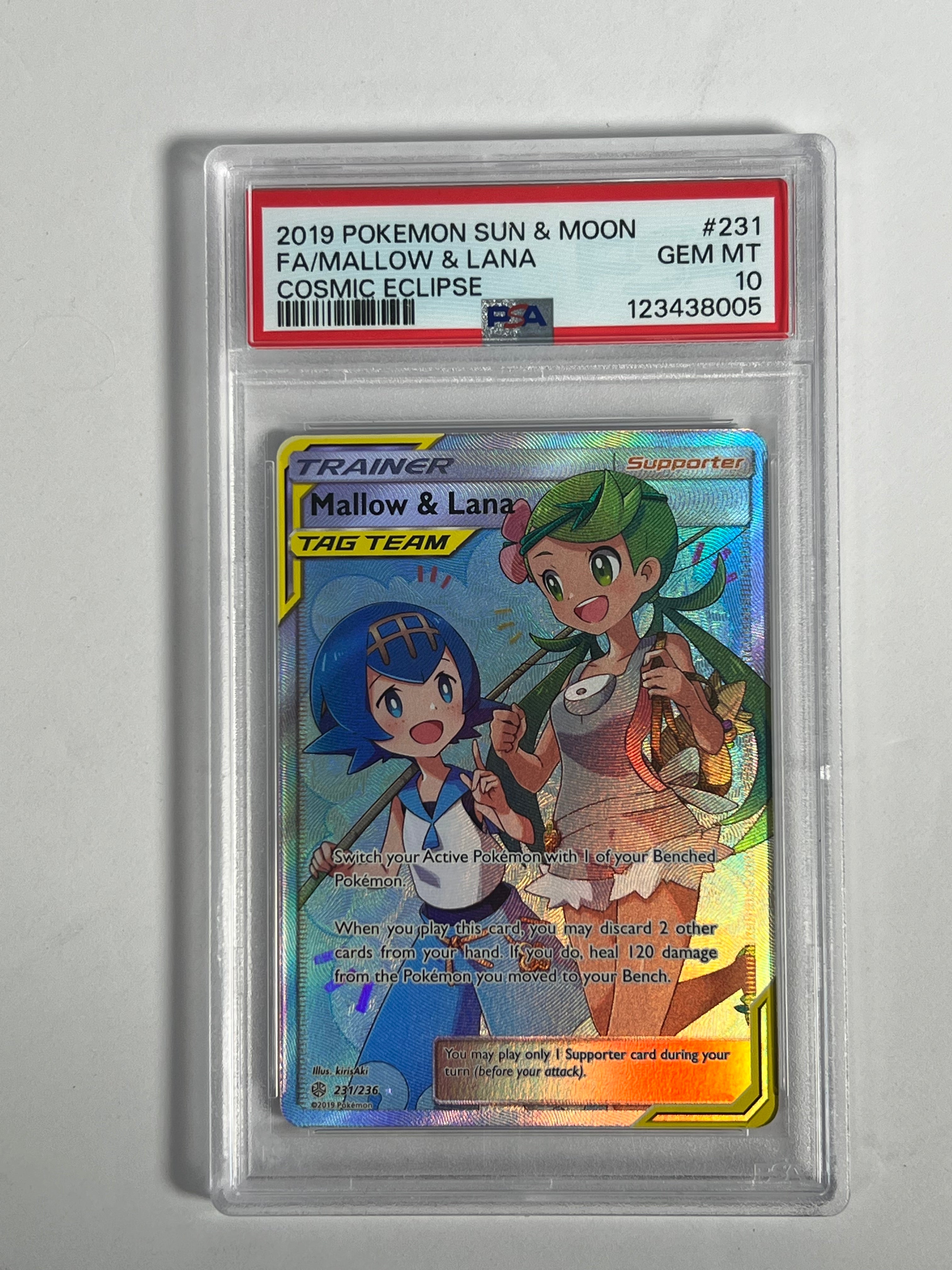 2019 Cosmic Eclipse Mallow & Lana Full Art 231/236