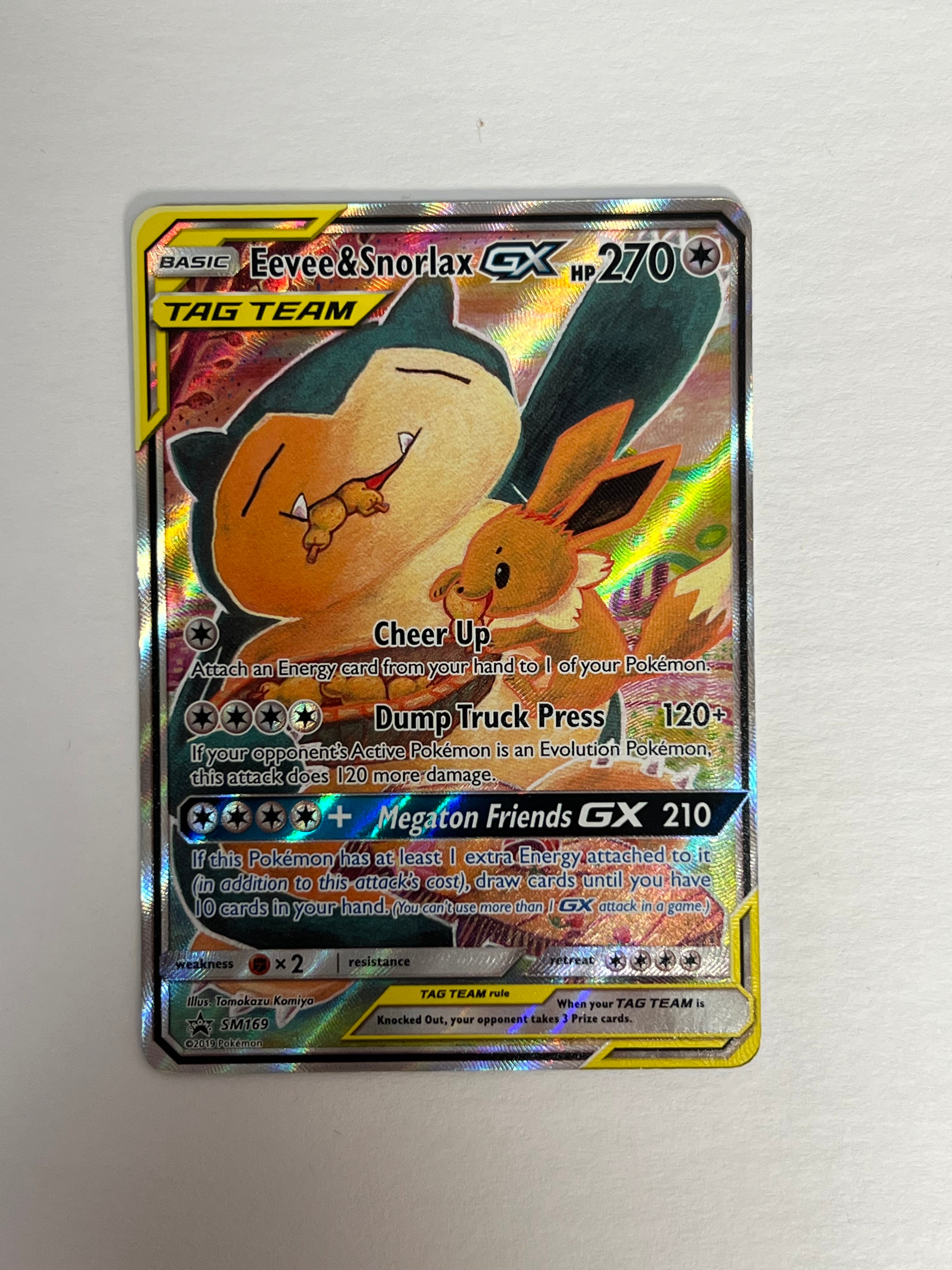 2019 Tag Team Eevee & Snorlax GX Promo Sm169