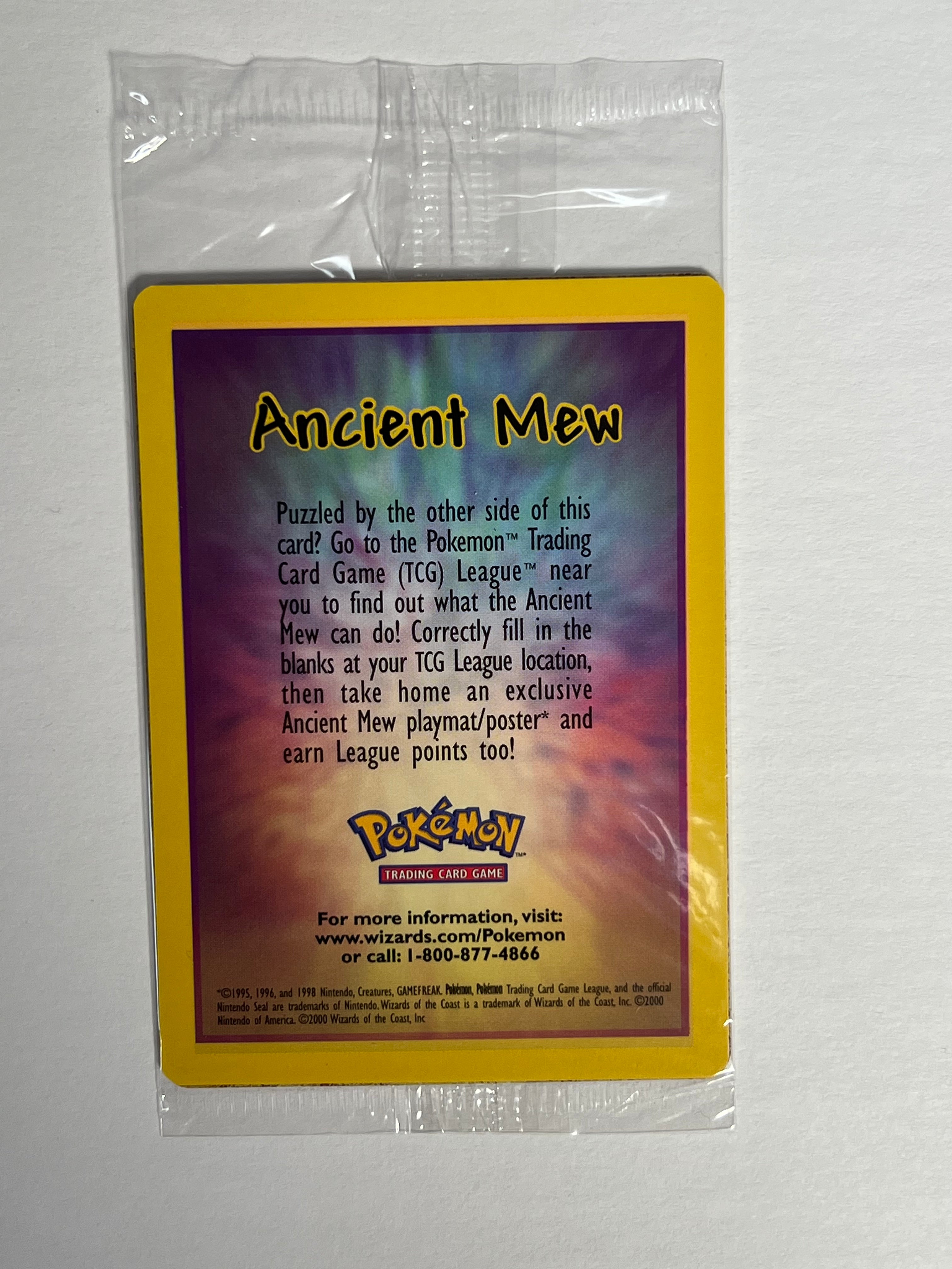 Sealed Ancient Mew Promo