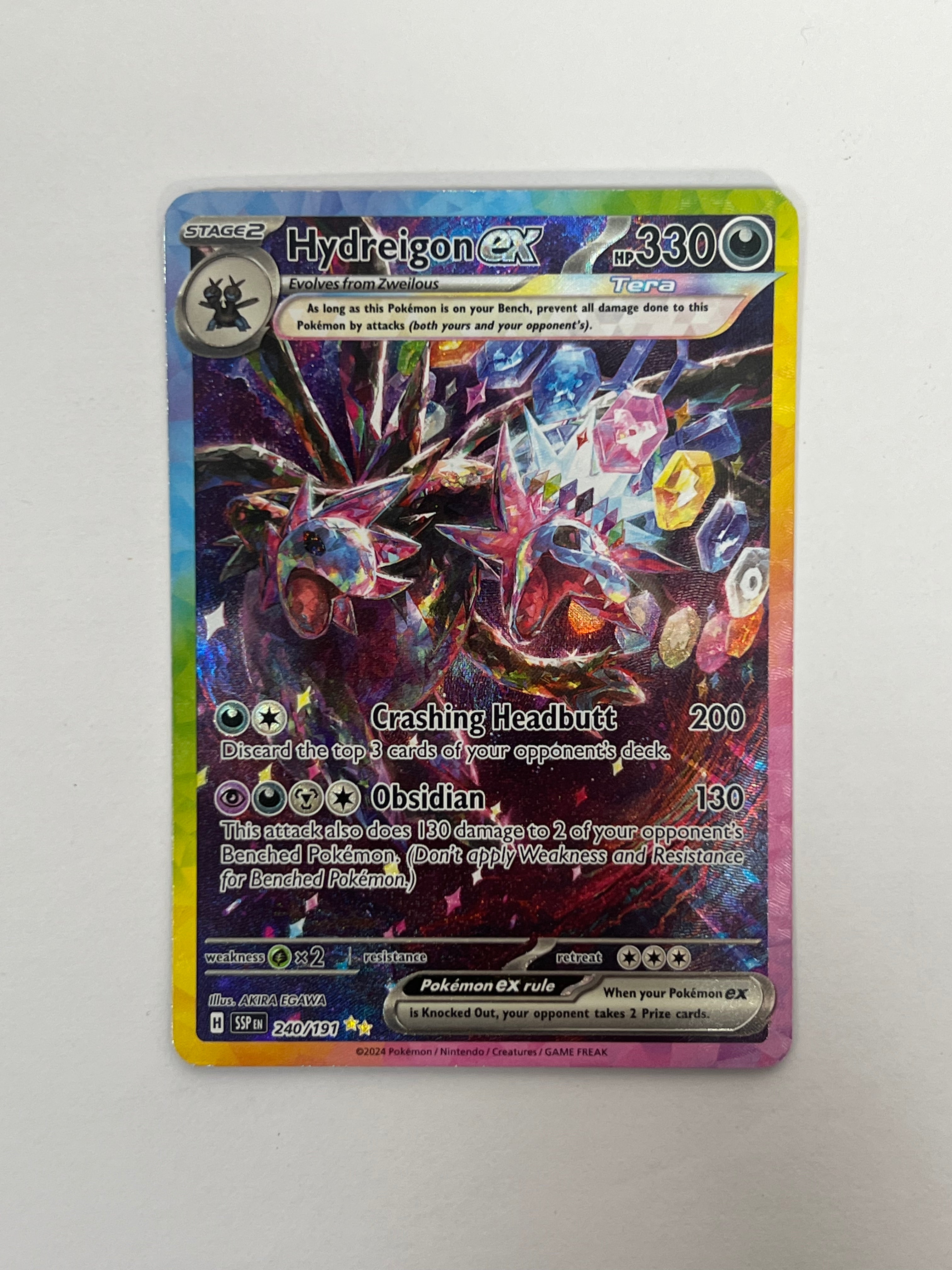 2024 Surging Sparks Hydreigon Ex SIR 240/191