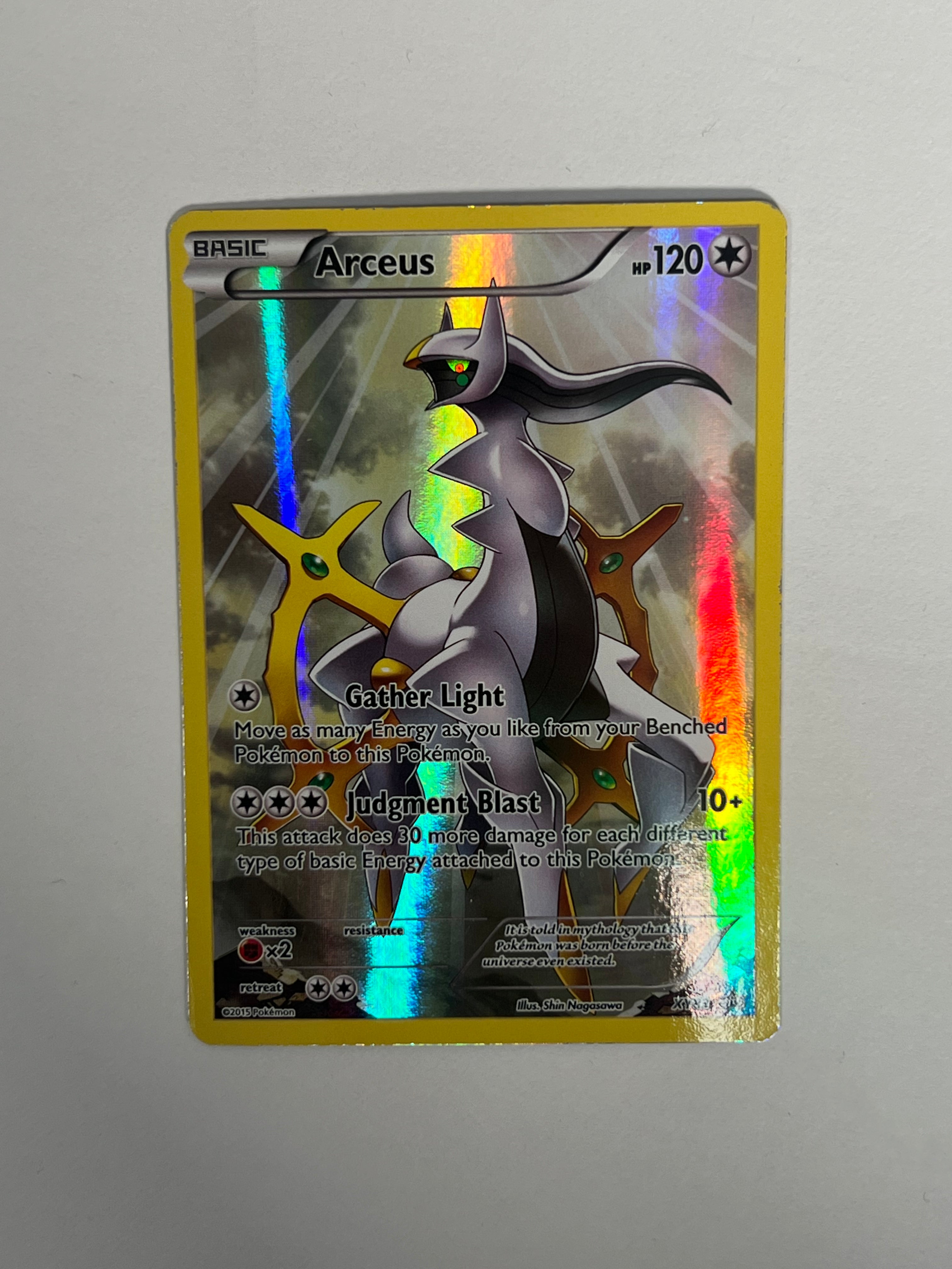 2015 Black Star Promo Arceus XY83