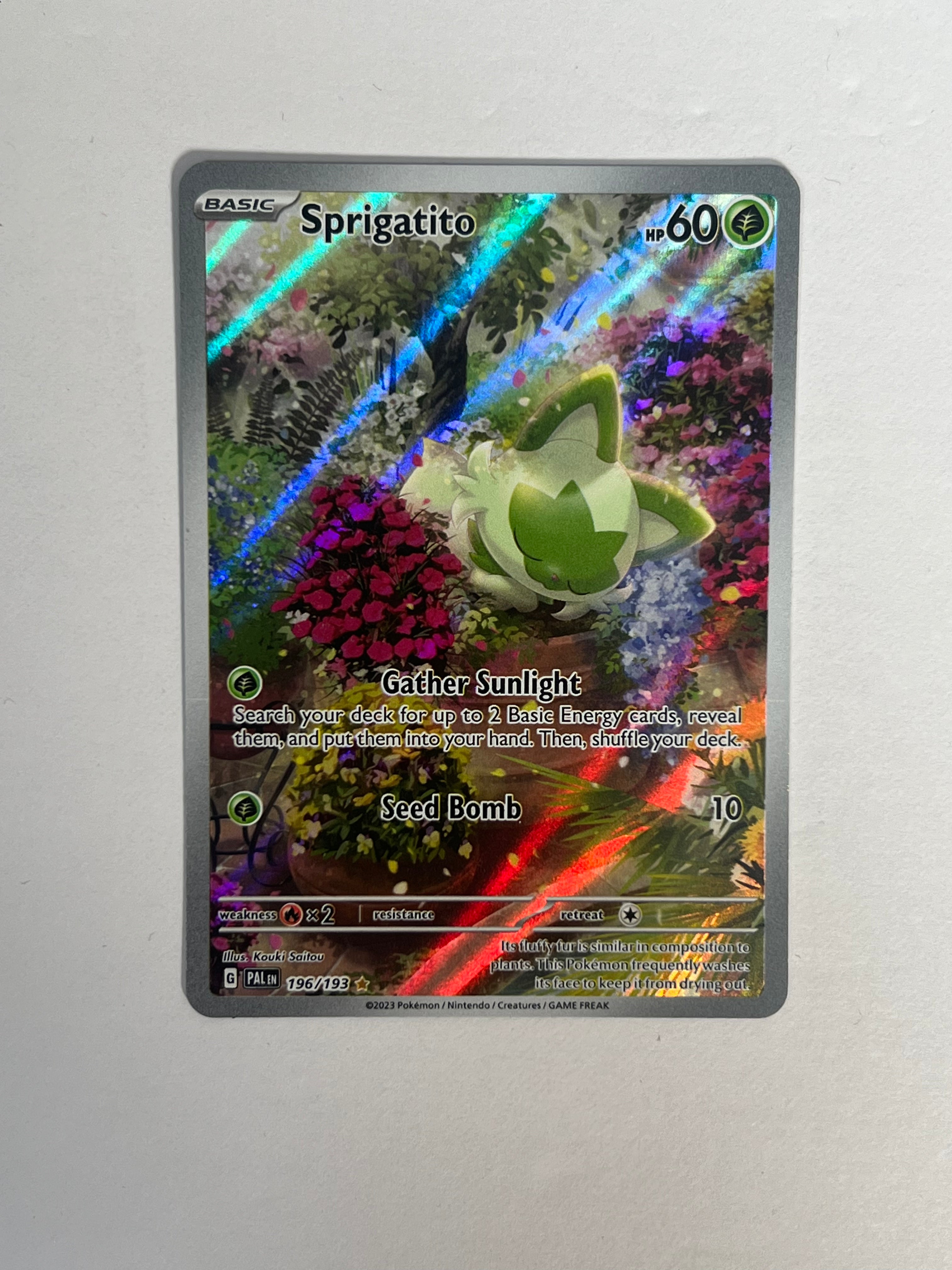 2023 Paldea Evolved Sprigatito IR 196/193