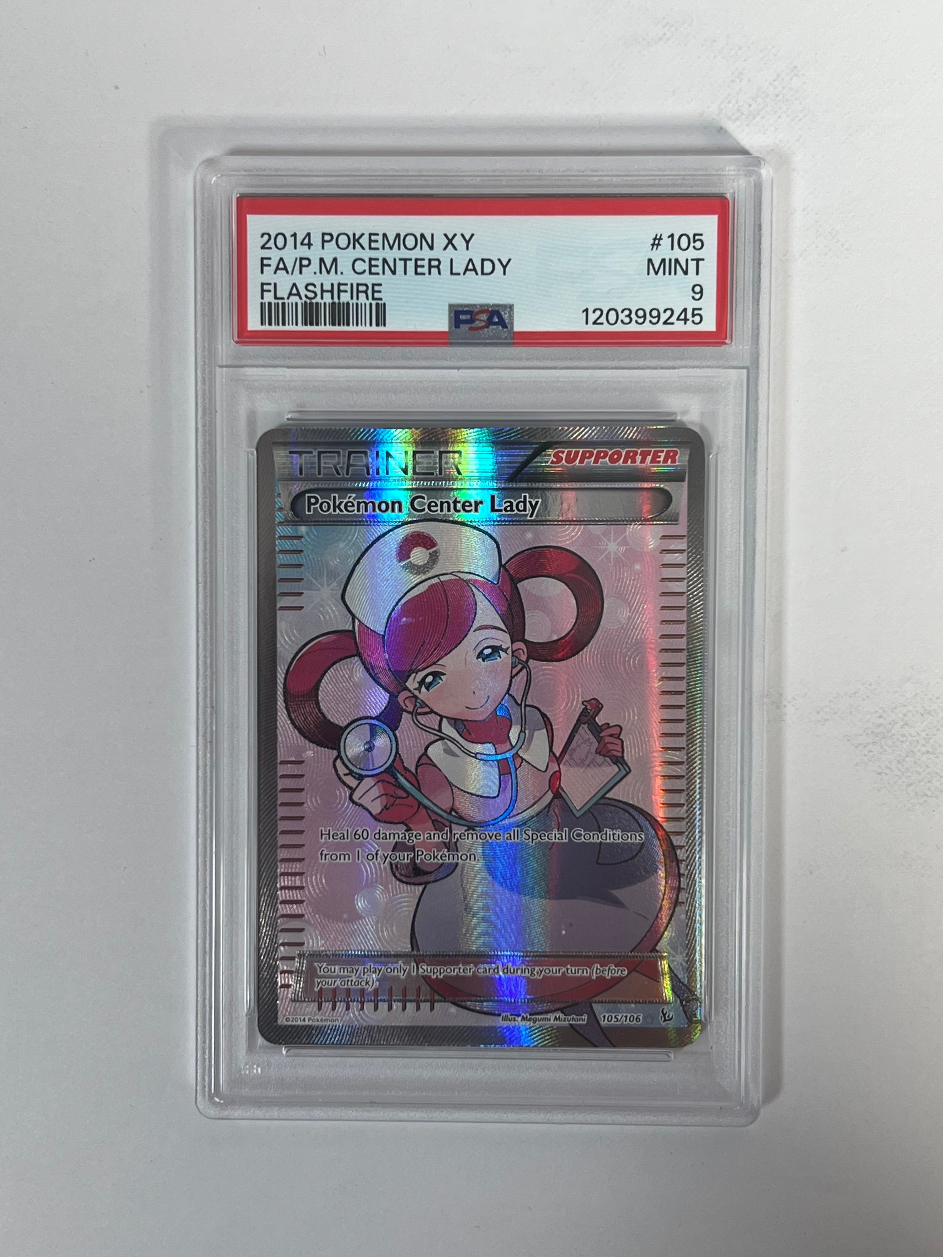 2014 Flashfire Pokémon Center Lady 105/106