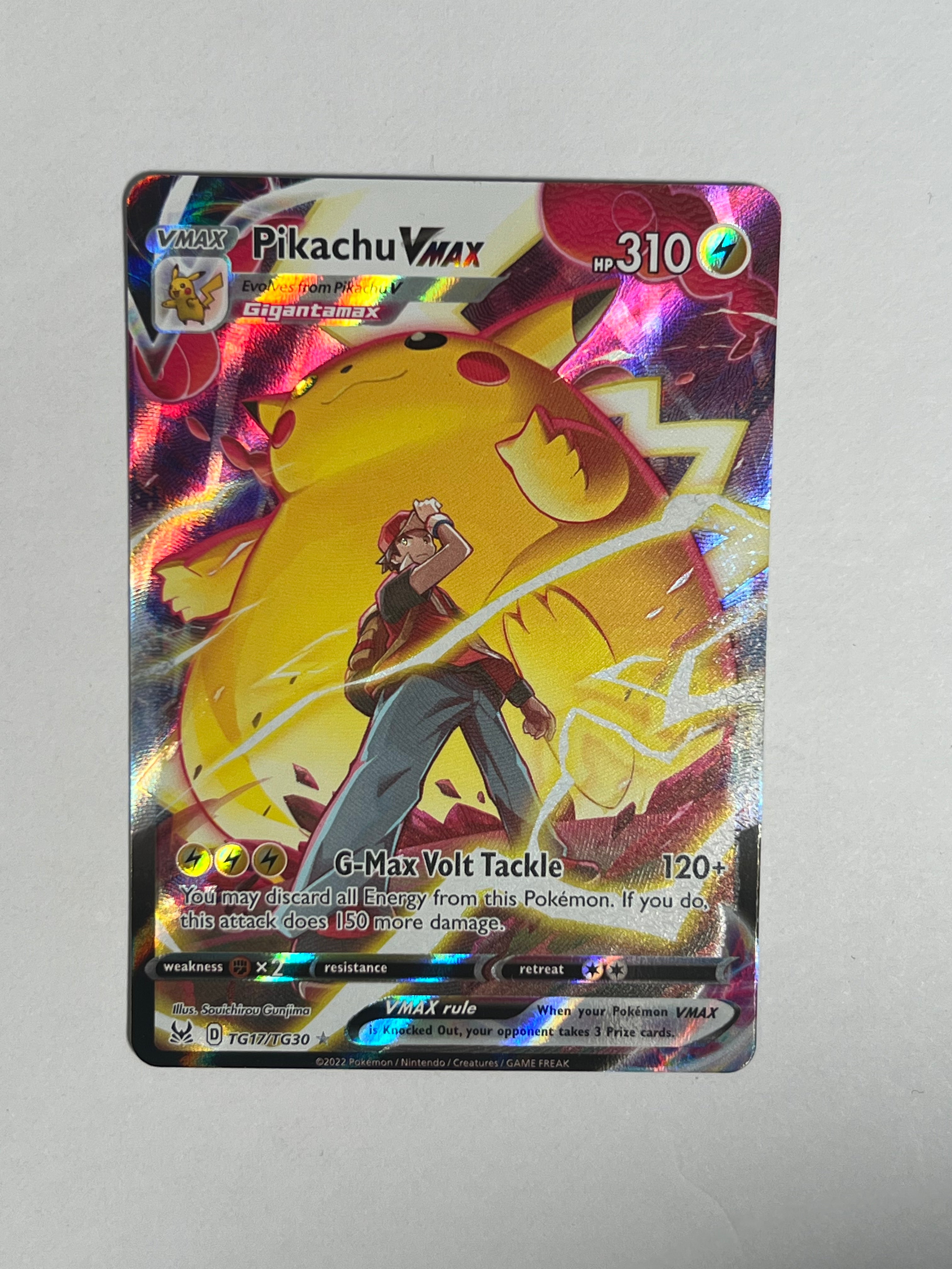 2022 Lost Origin Pikachu Vmax TG17/TG30