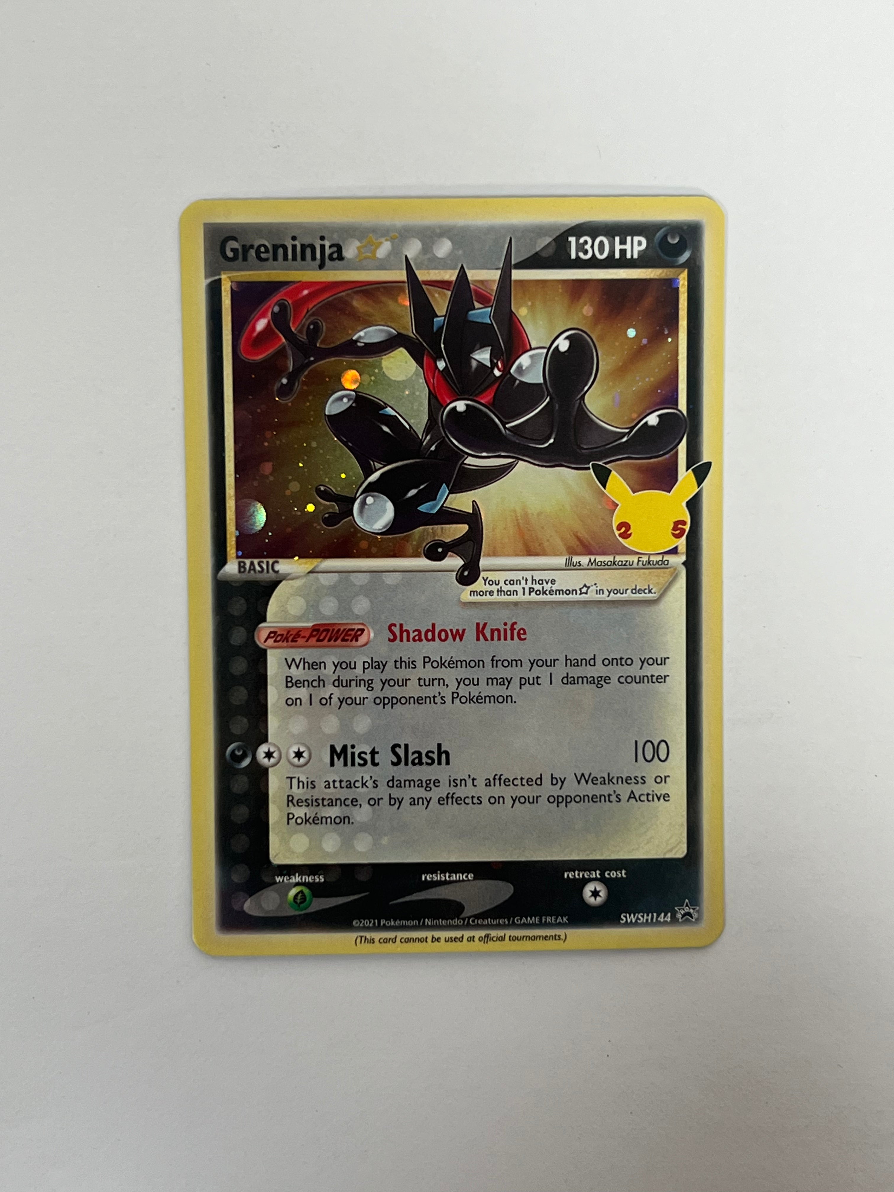 2021 Black Star Promo Greninja Black Star Promo