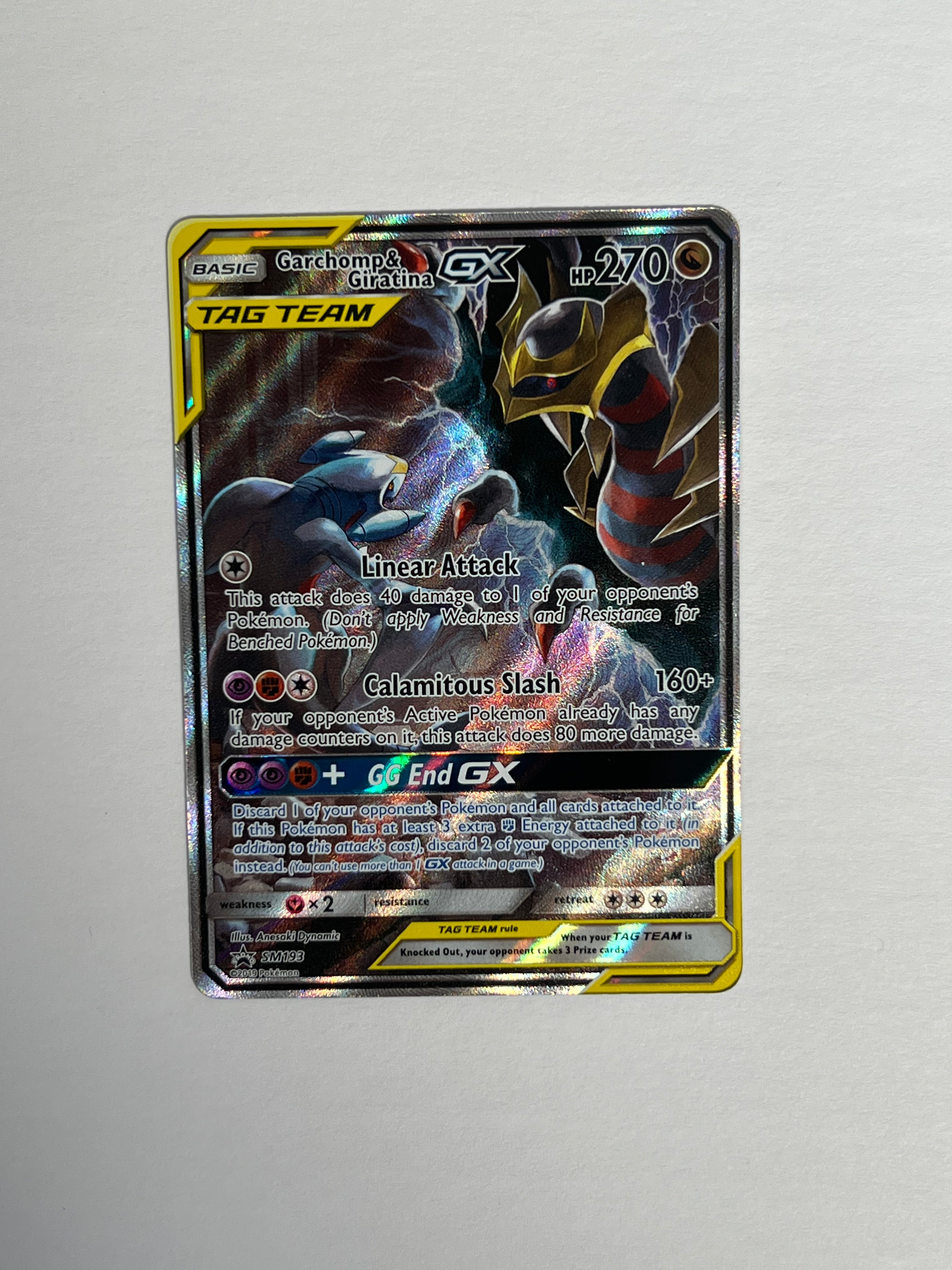 2019 Garchomp & Giratina GX Promo SM193