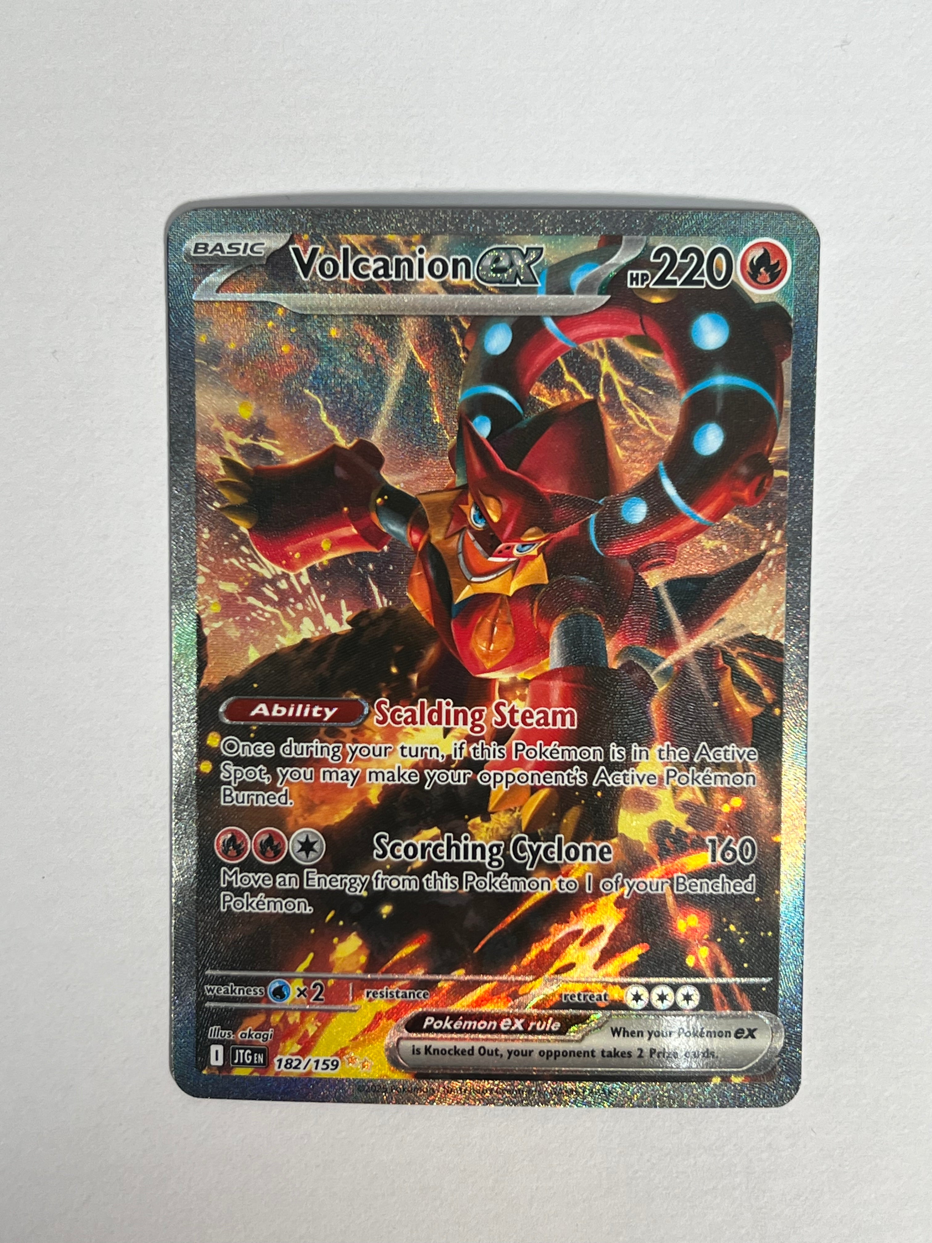 2025 Journey Together Volcanion Ex Sir 182/159