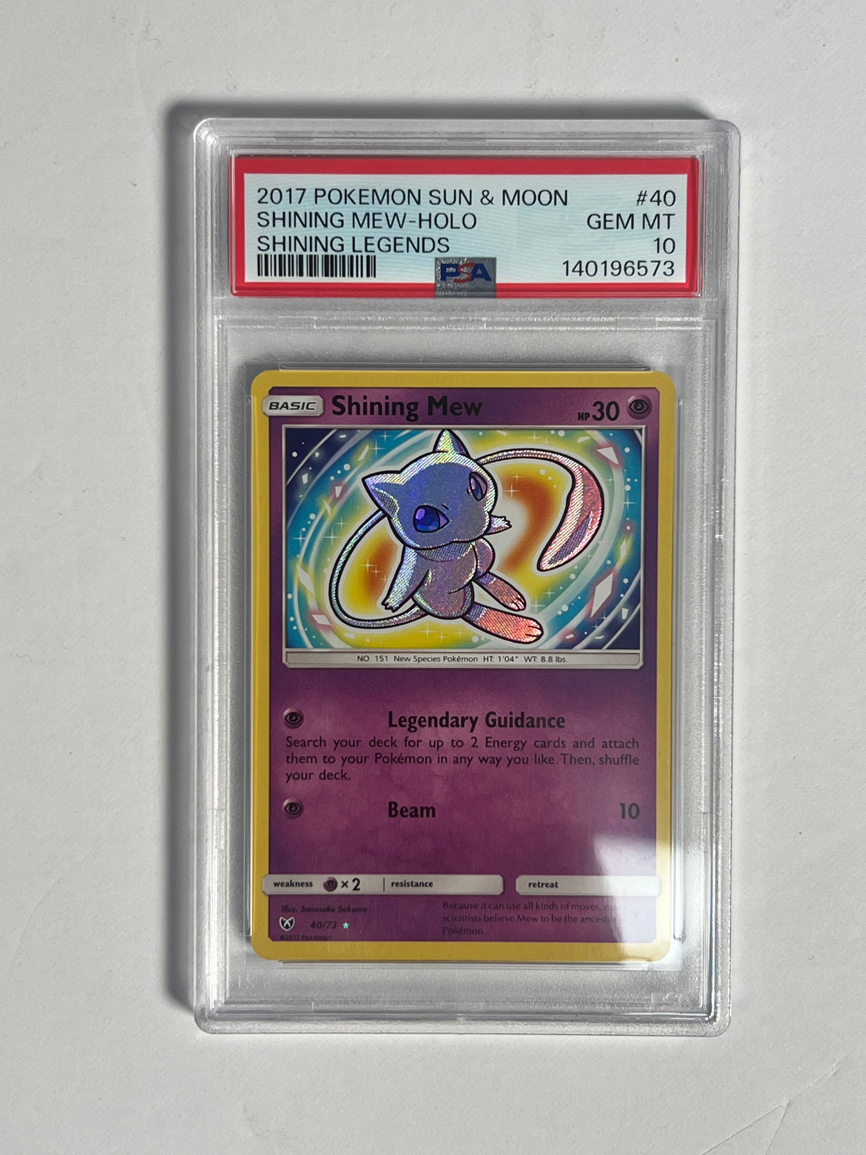 PSA 10 2017 Shining Legends Shining Mew 40/73