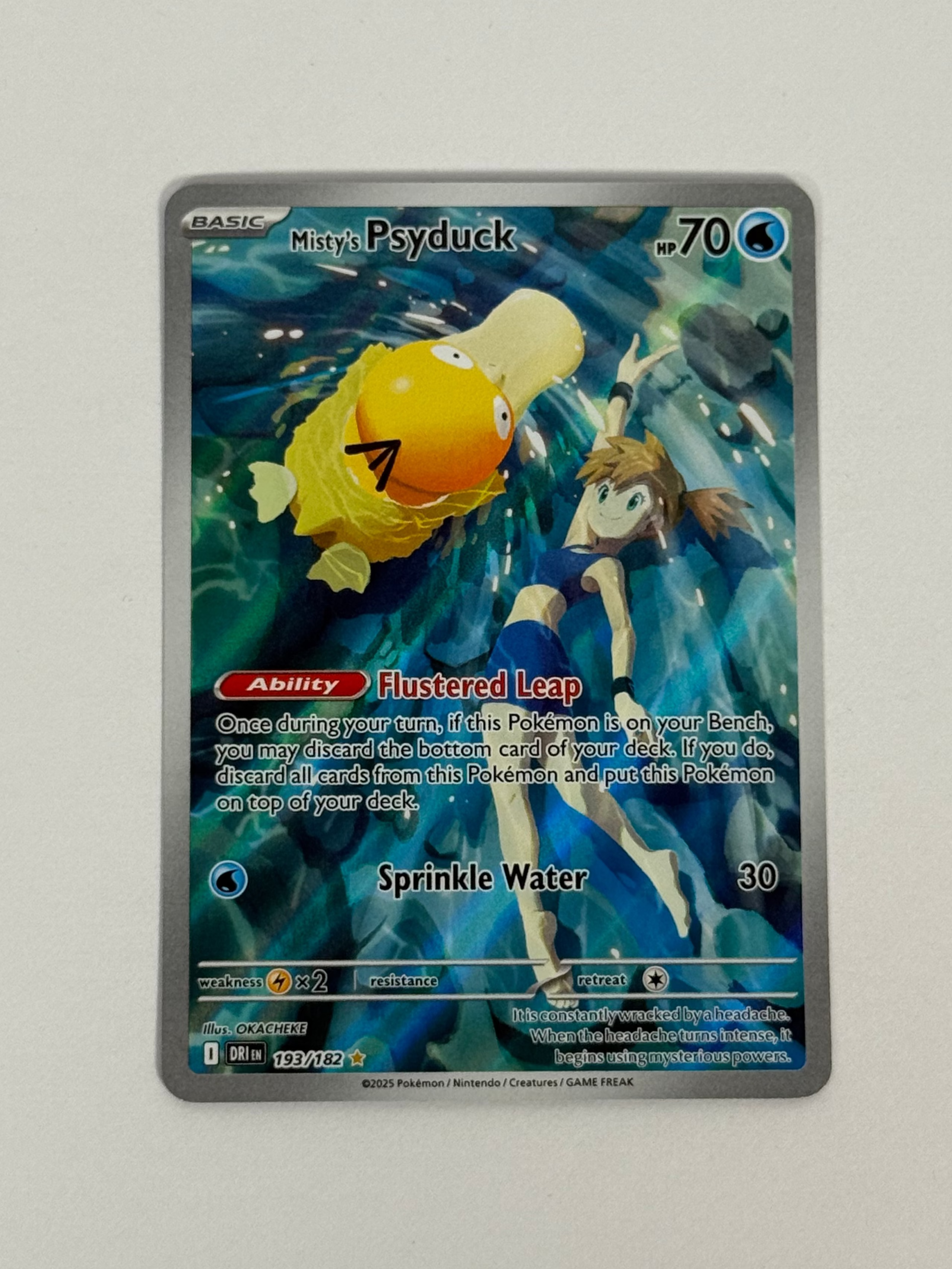 2025 Destined Rivals Misty's Psyduck IR 193/182