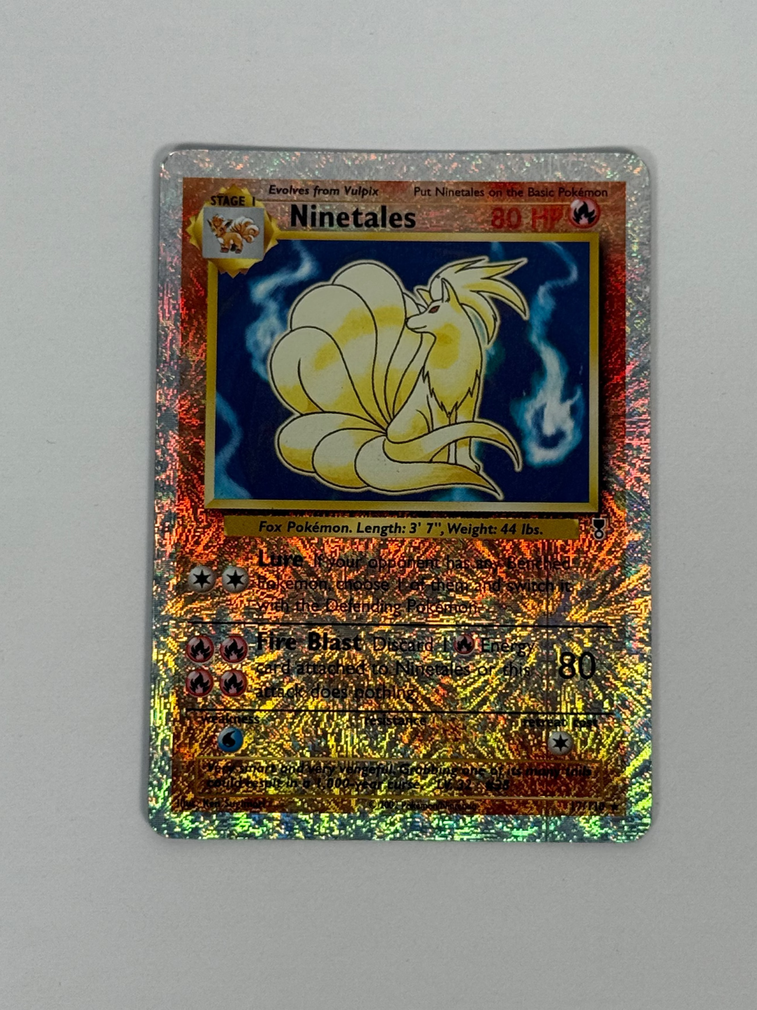 2002 Legendary Collection Ninetales Reverse Holo 17/110