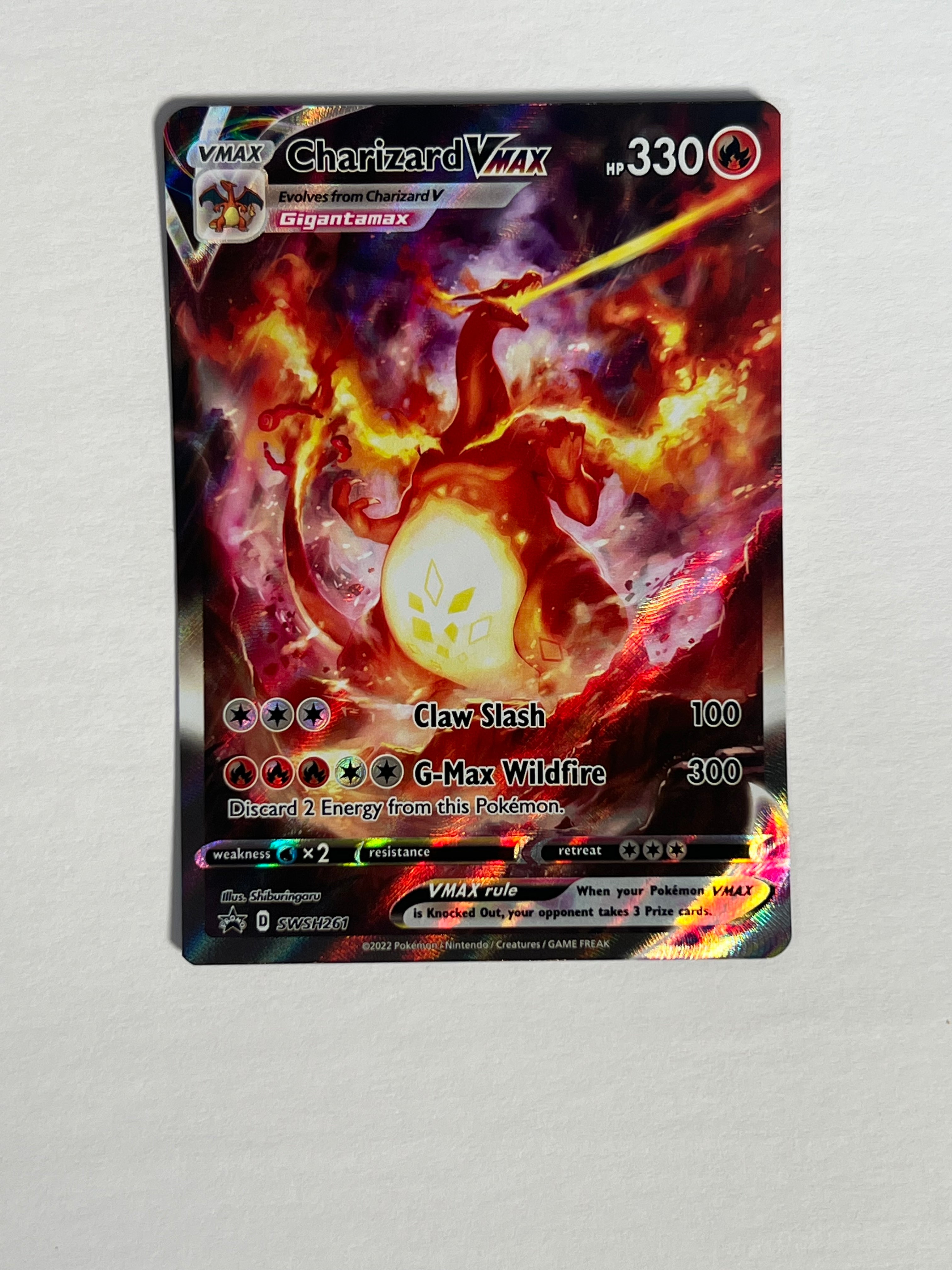 2022 Black Star Promo Charizard Vmax Swsh261