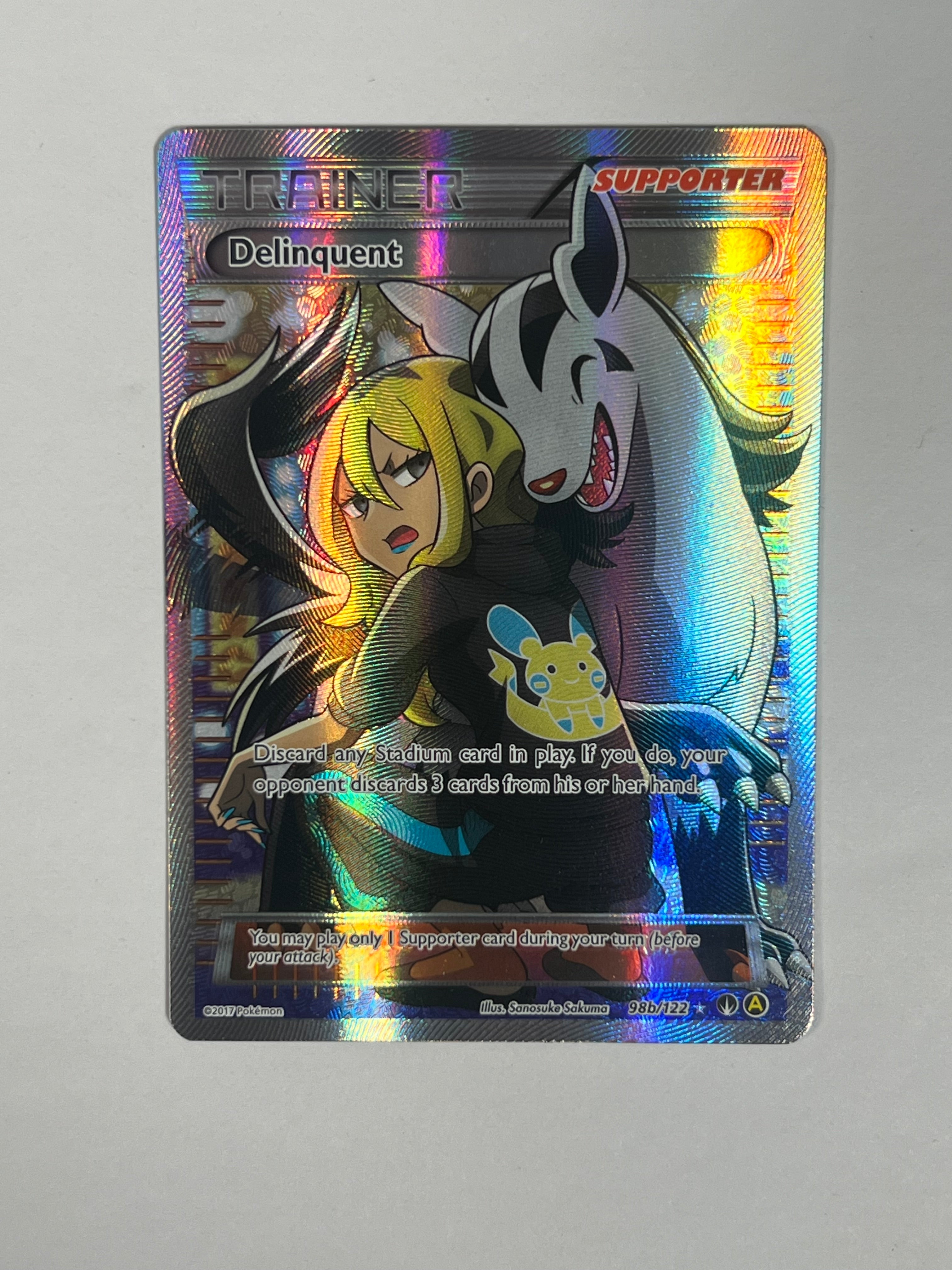 2017 BREAKpoint Delinquent full art 98b