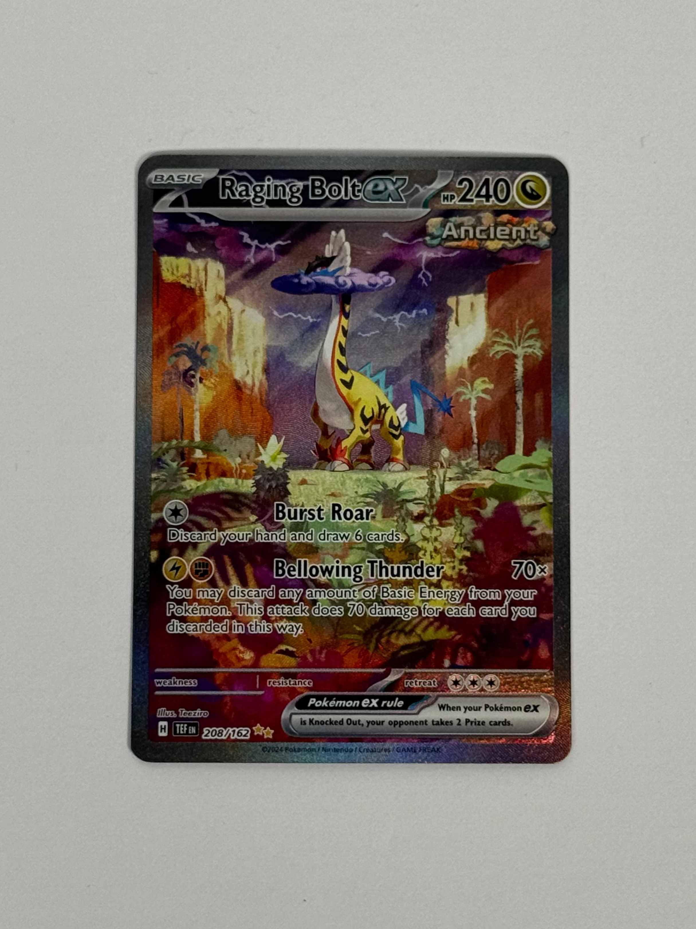 2024 Temporal Forces Raging Bolt ex SIR 208/162