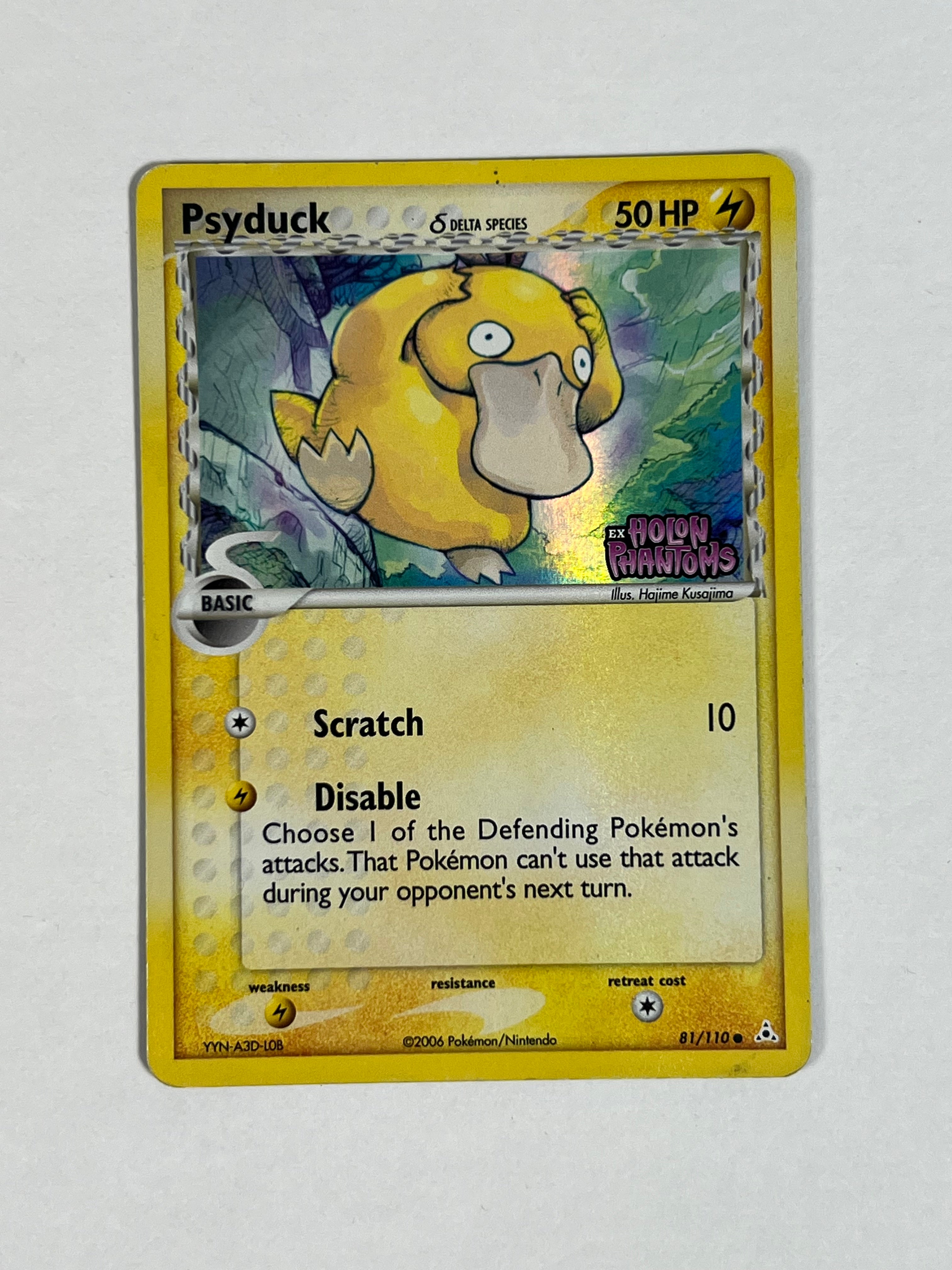 2006 Psyduck Ex Holon Phantoms Reverse Holo 81/110