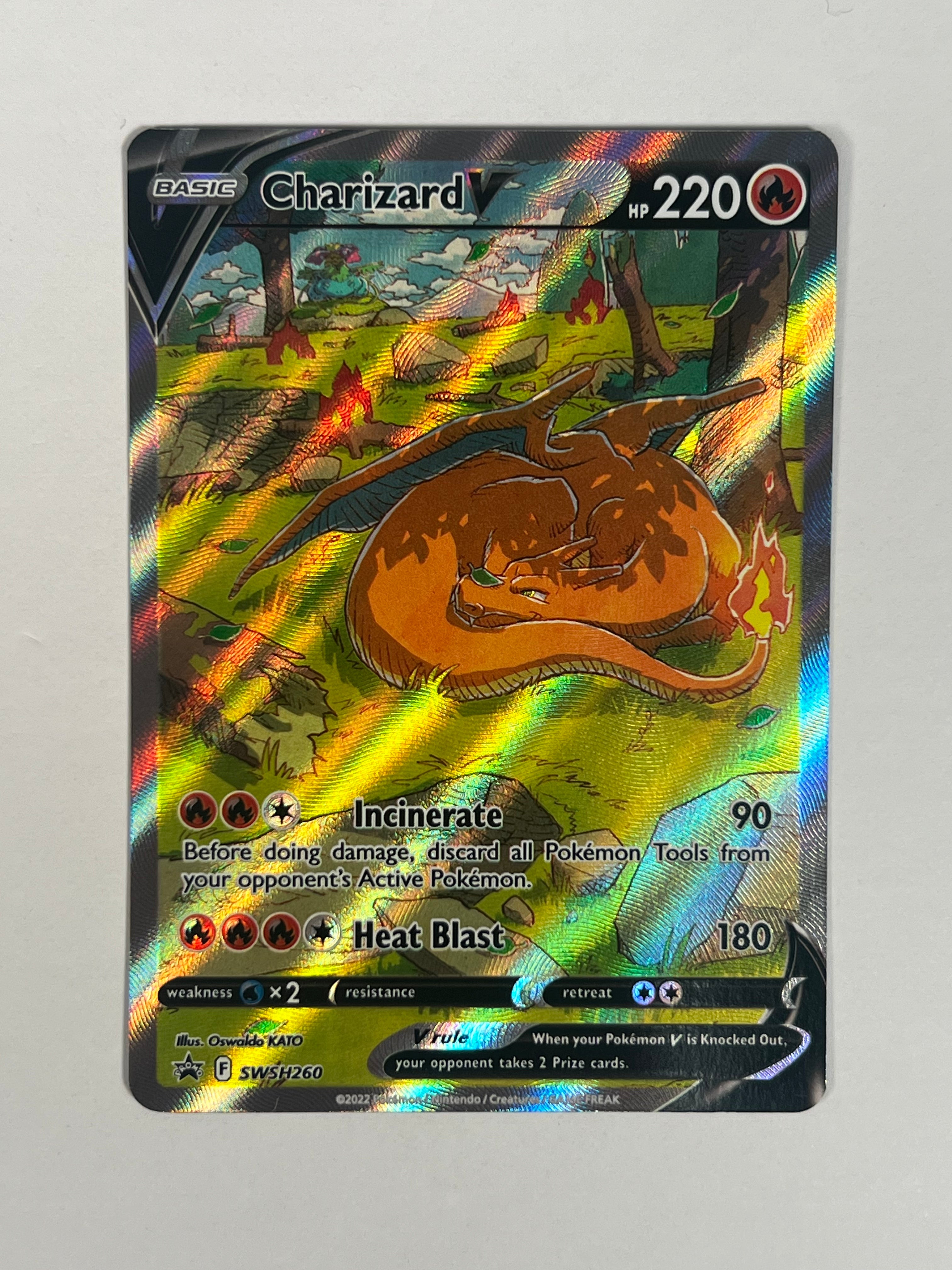 2022 Black Star Promo Charizard V SWSH260