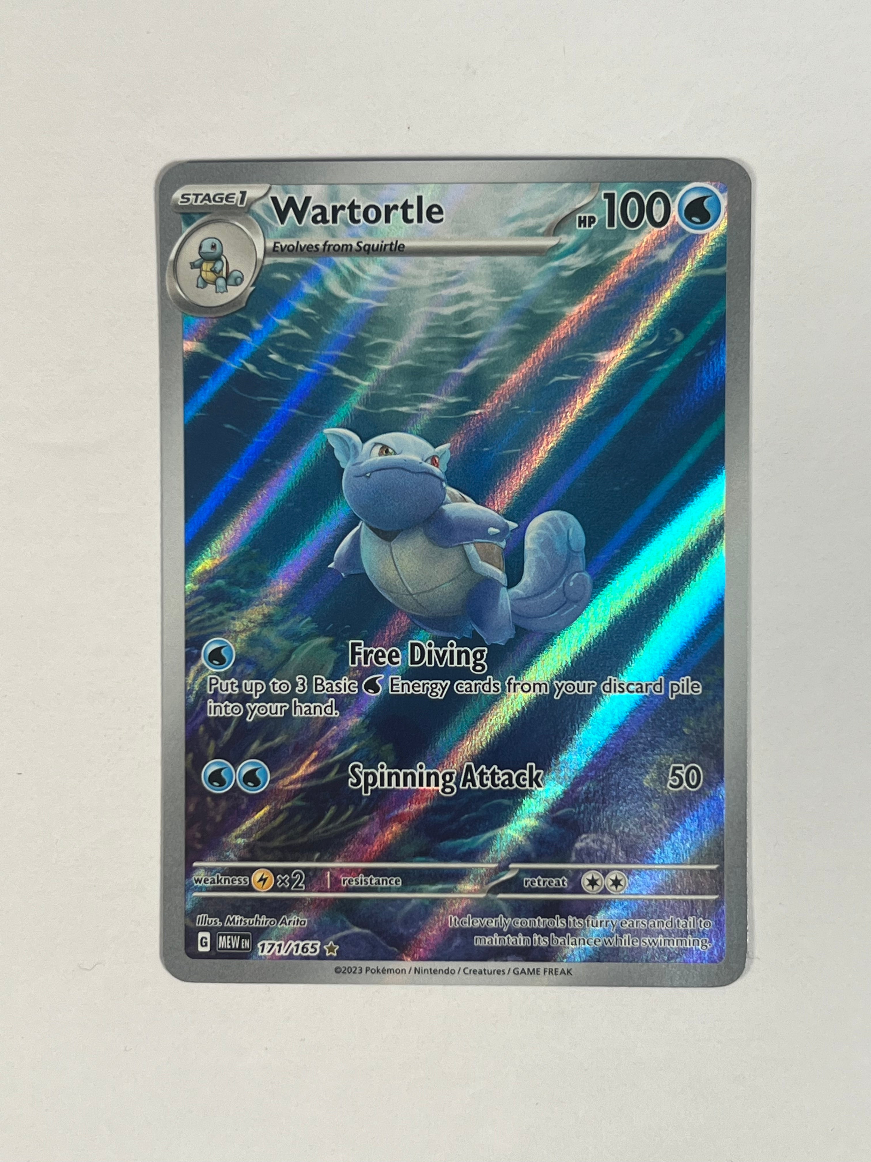 2023 Scarlet & Violet Wartortle IR 171/165
