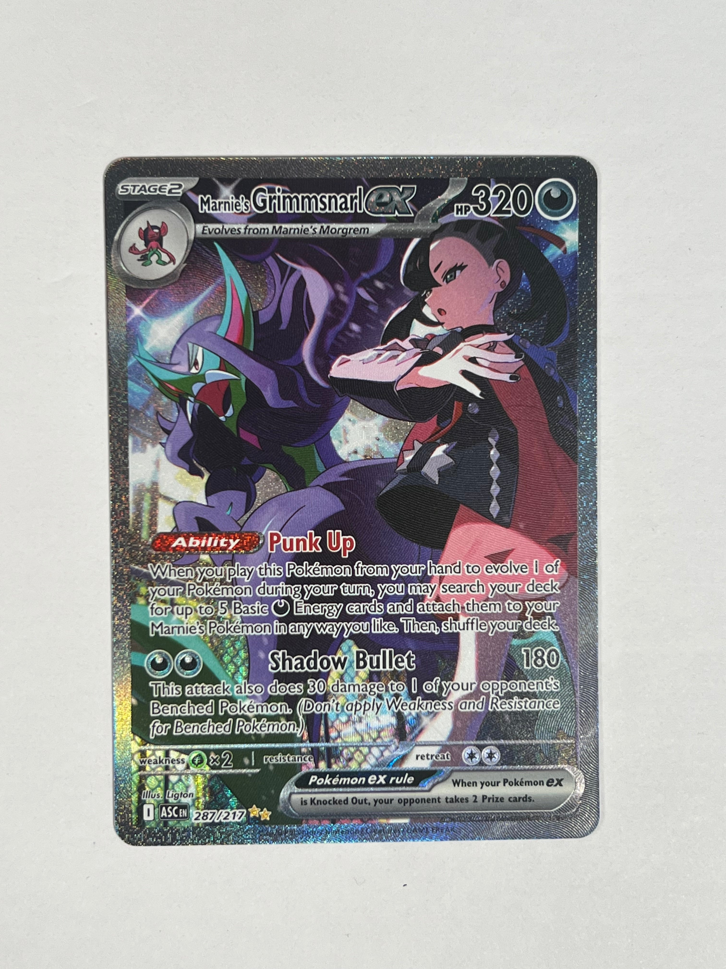 2026 Ascended Heroes Marnie’s Grimmsnarl ex 287/217