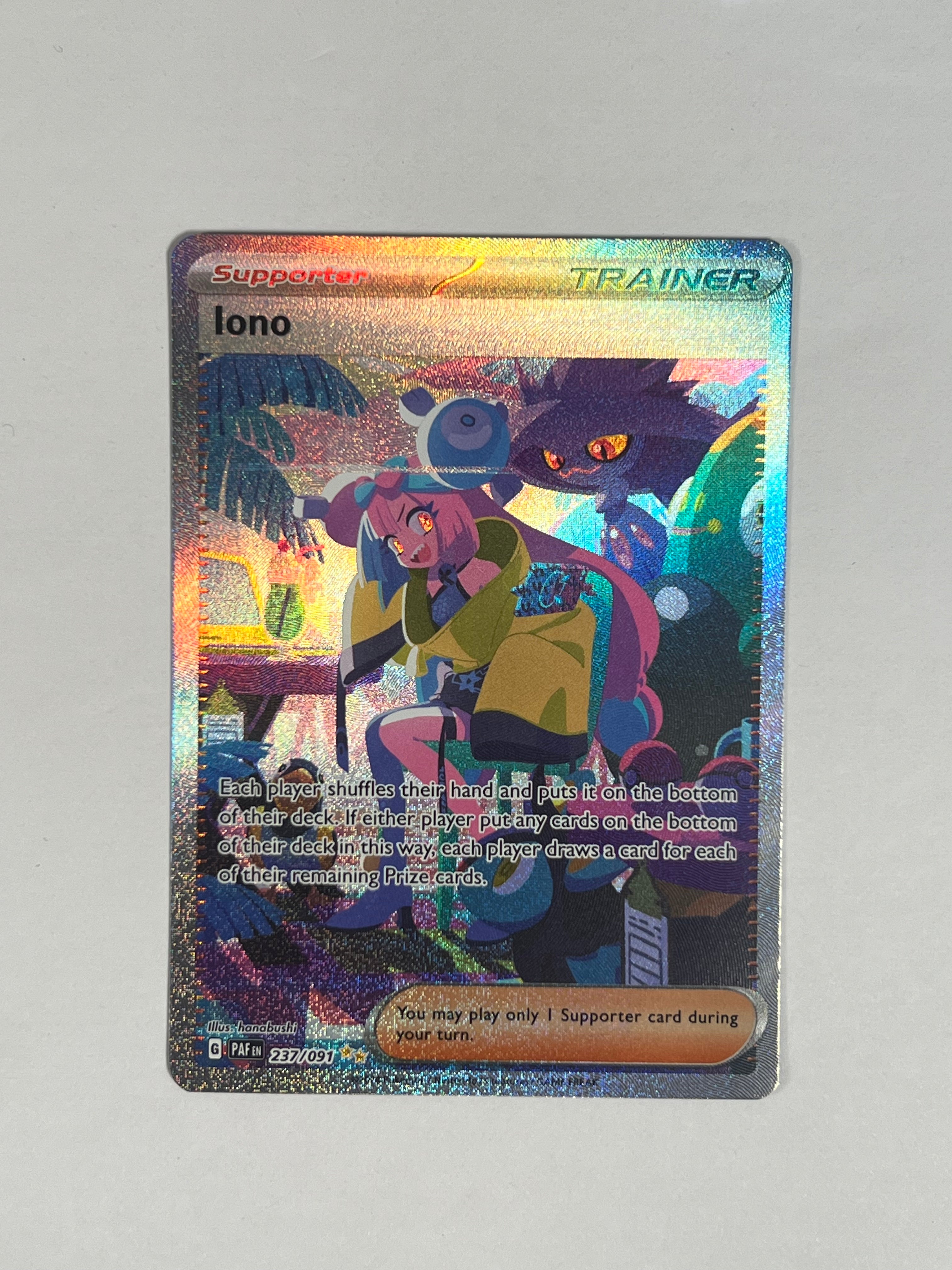 2024 Paldean Fates Iono 237/091 SIR