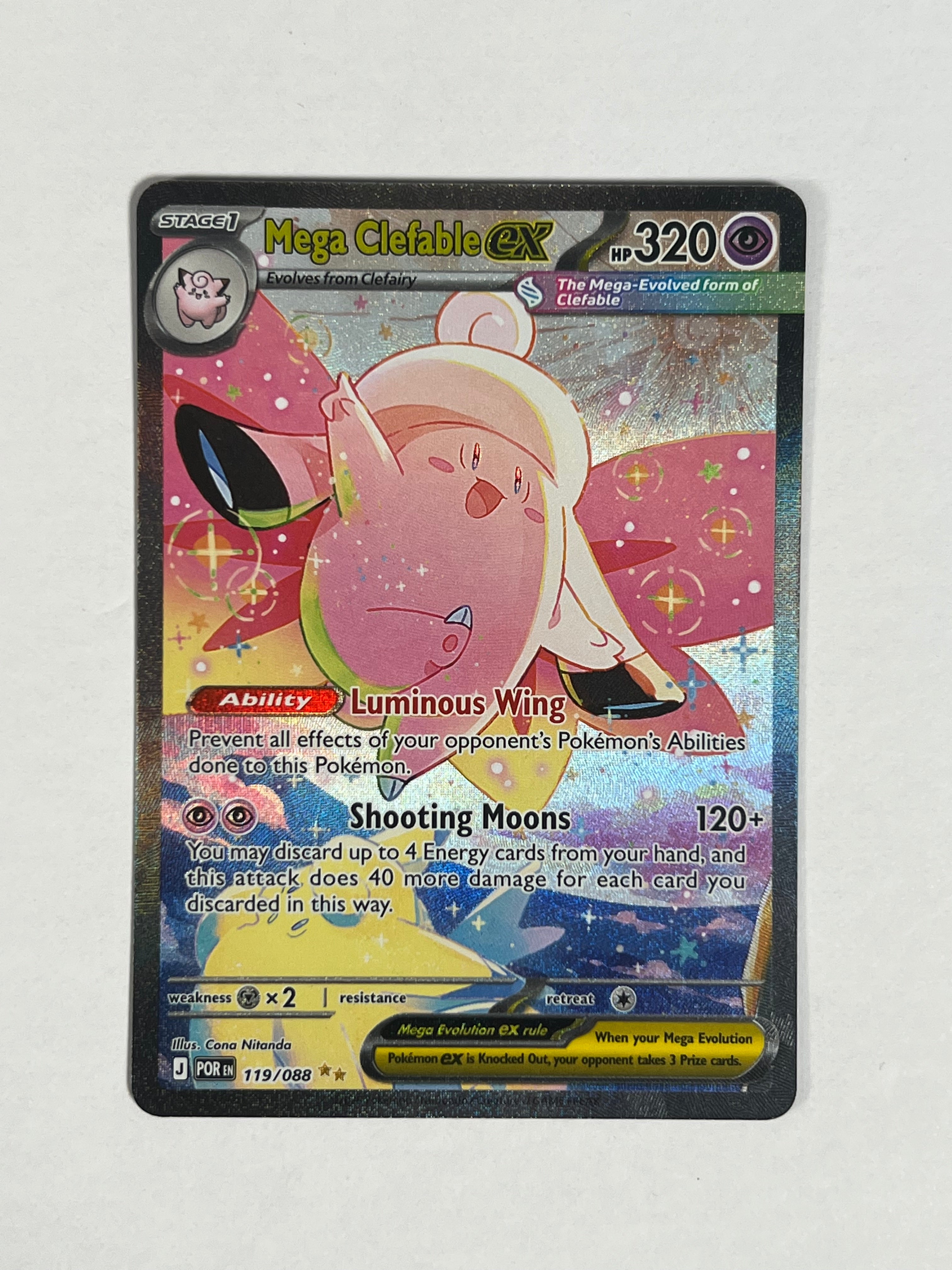 2026 Perfect Order Mega Clefable ex 119/88
