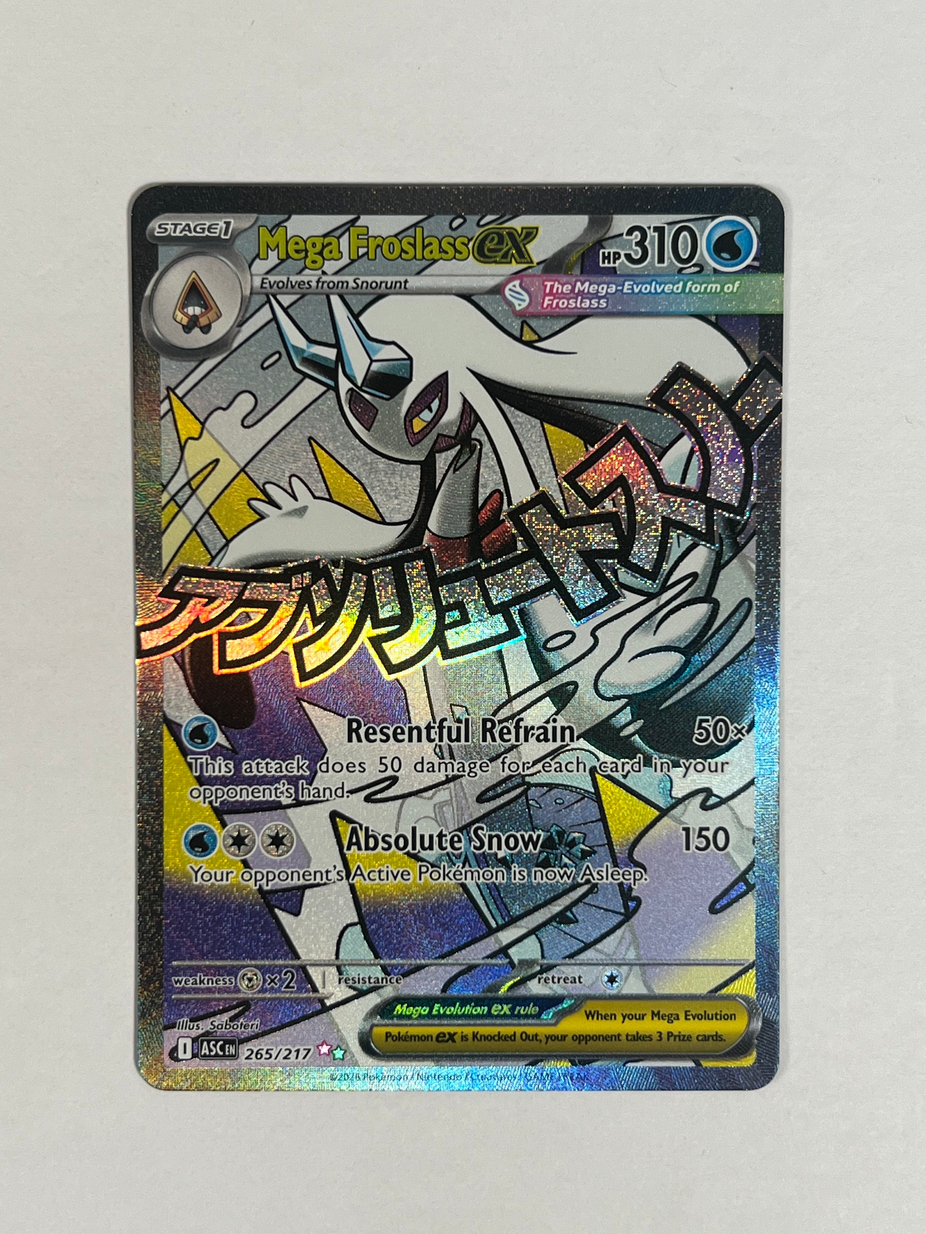 2026 Ascended Hero’s Mega Froslass AR 265/217