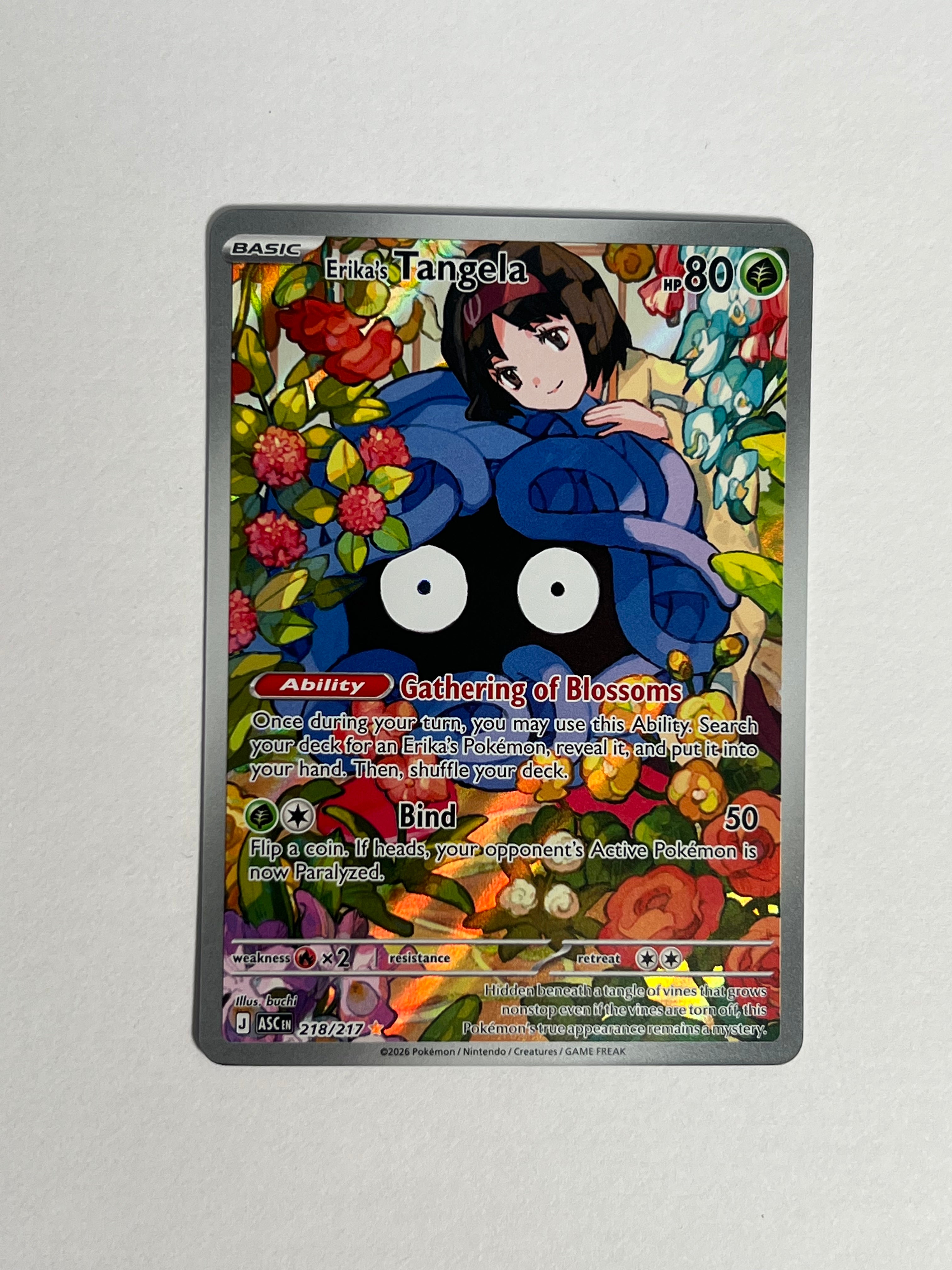 2026 Ascended Hero’s Erika’s Tangela IR 218/217
