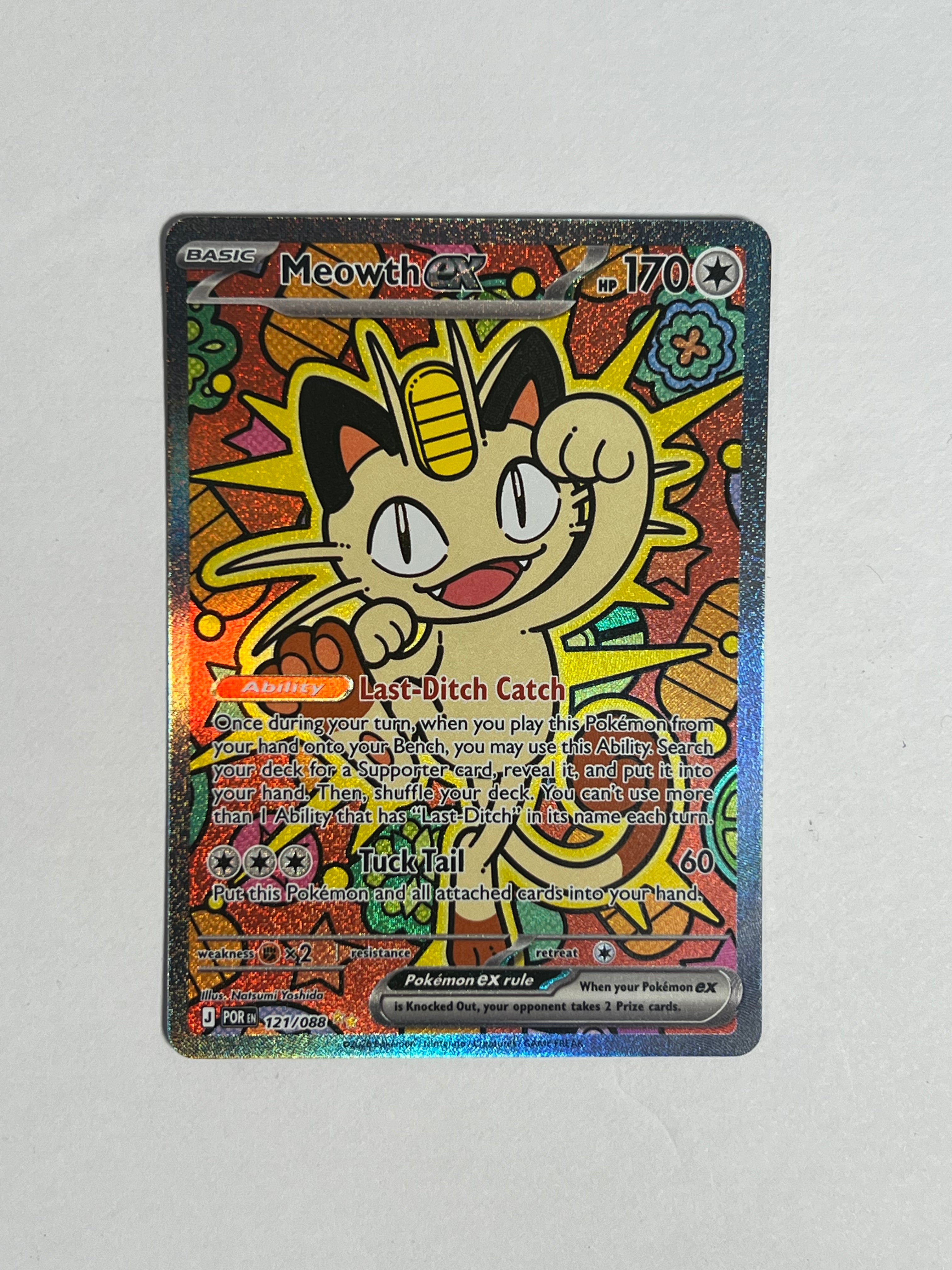 2026 Perfect Order Meowth Ex Sir 121/88