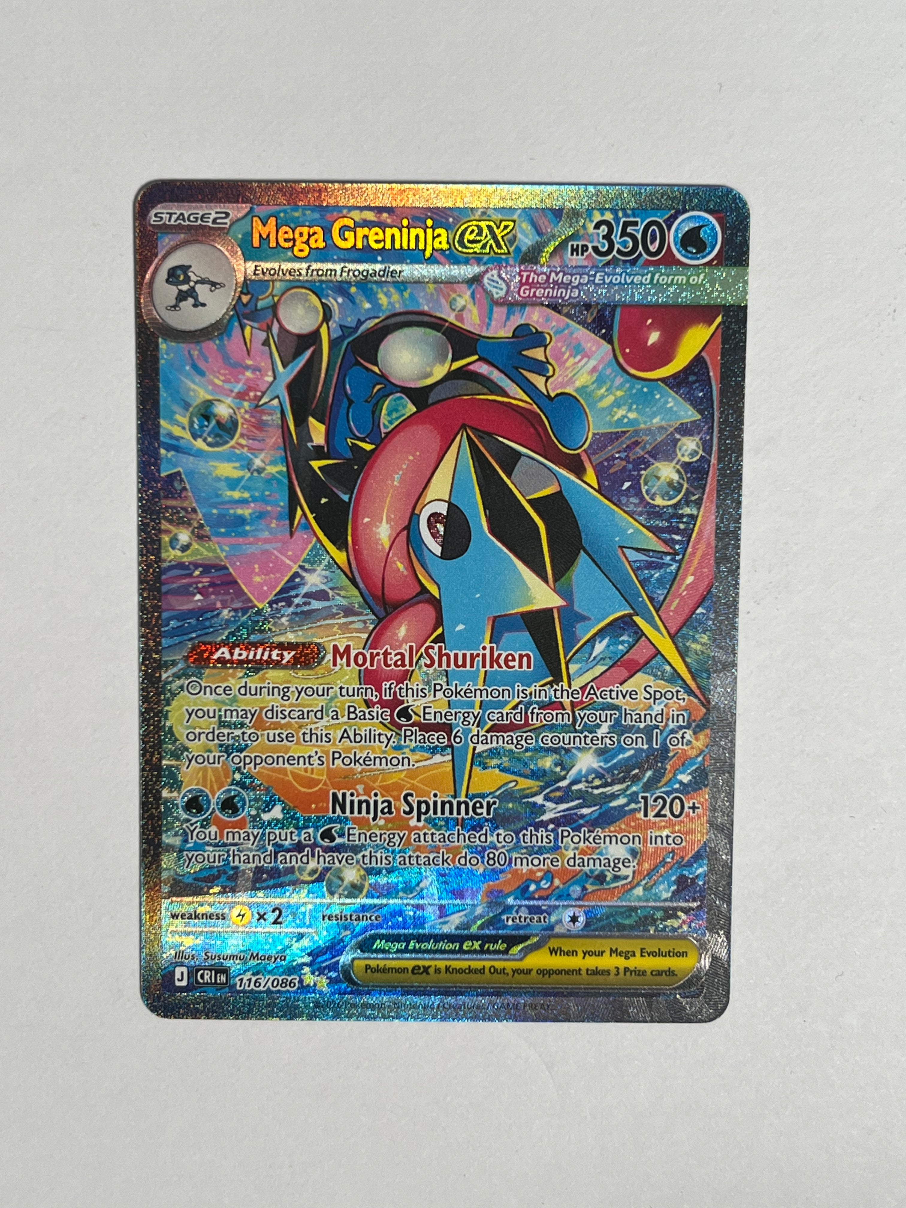 2026 Chaos Rising Mega Greninja ex SIR 116/86