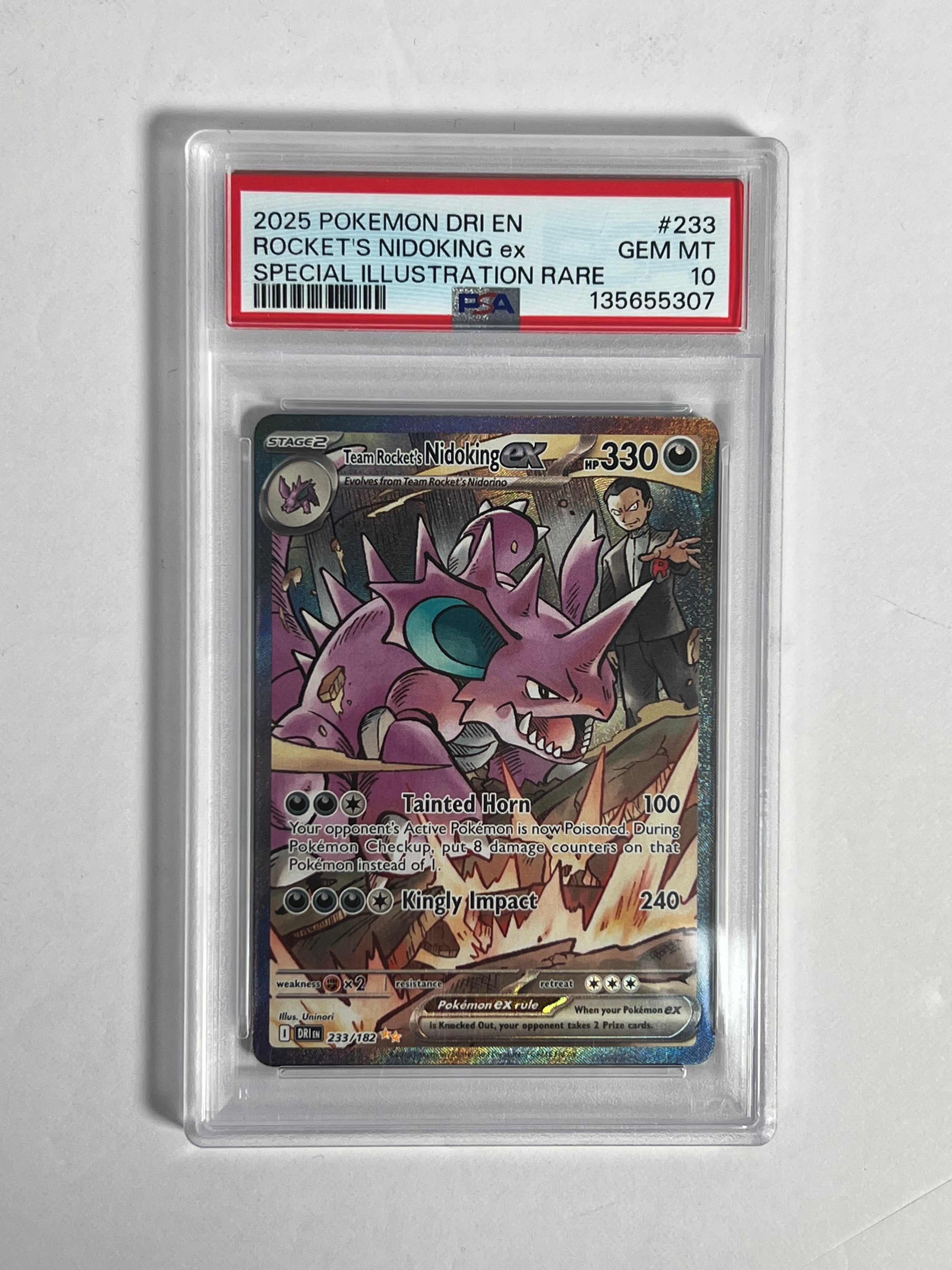 2025 Destined Rivals Team Rocket’s Nidoking ex 233/182
