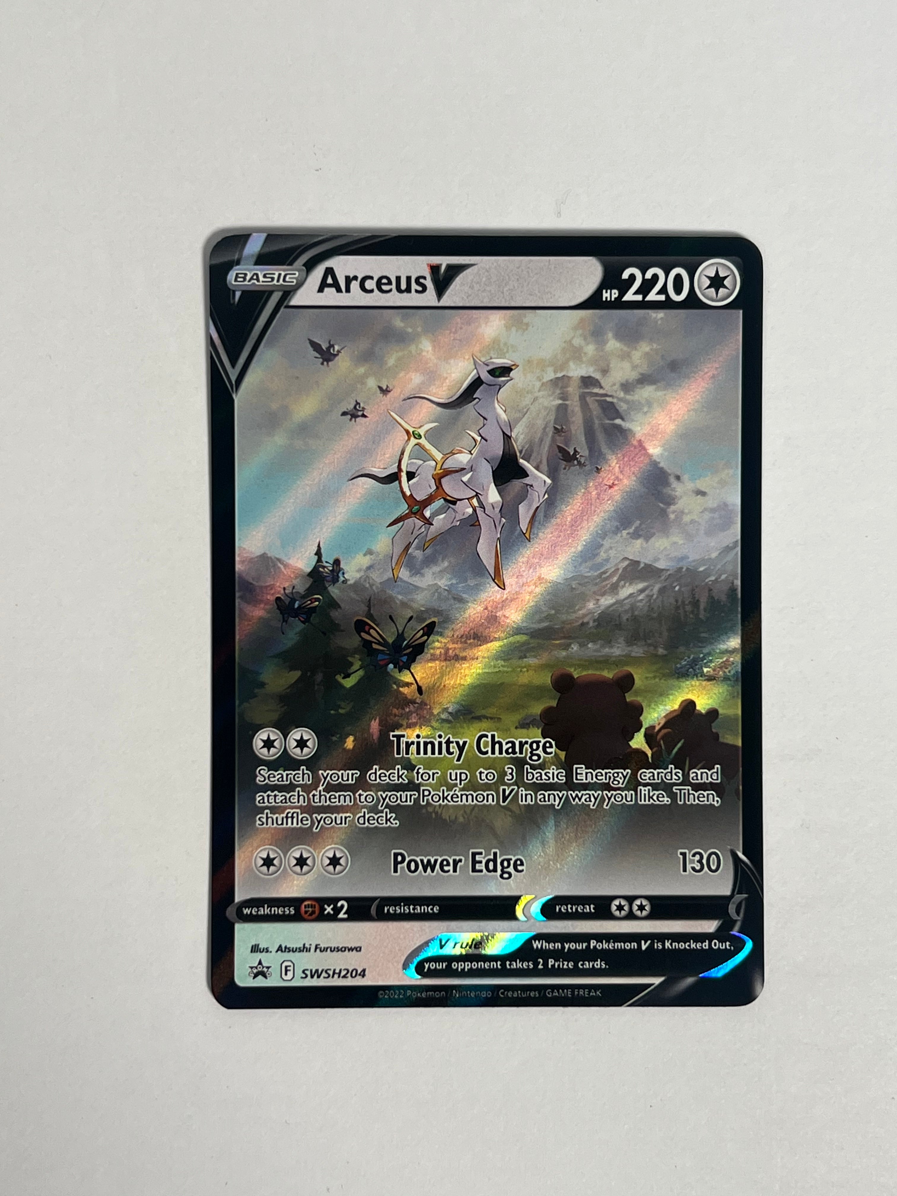 2022 Black Star Promo Arceus V SwSh204