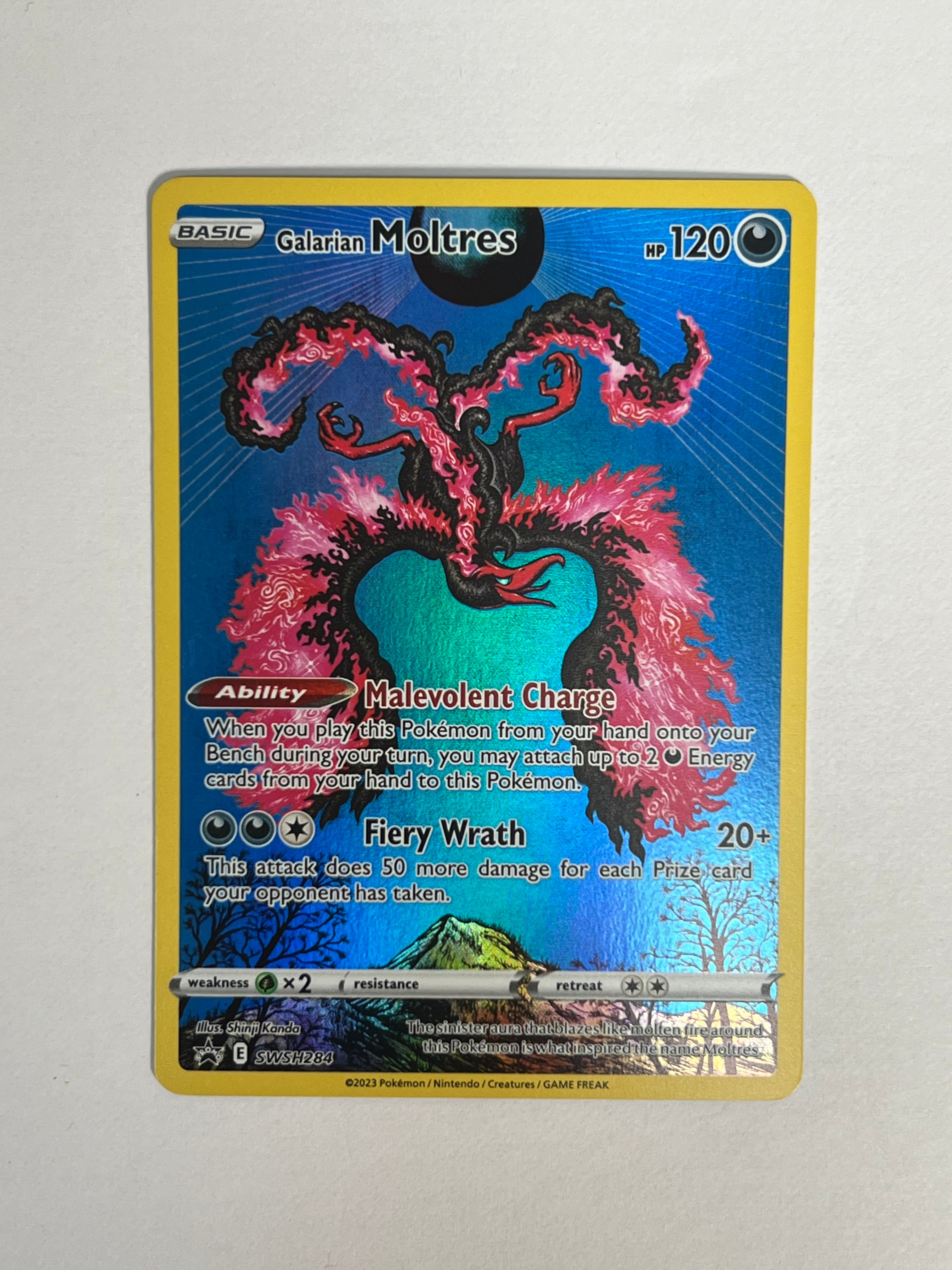 2023 Black Star Promo Galarian Moltres SwSh284