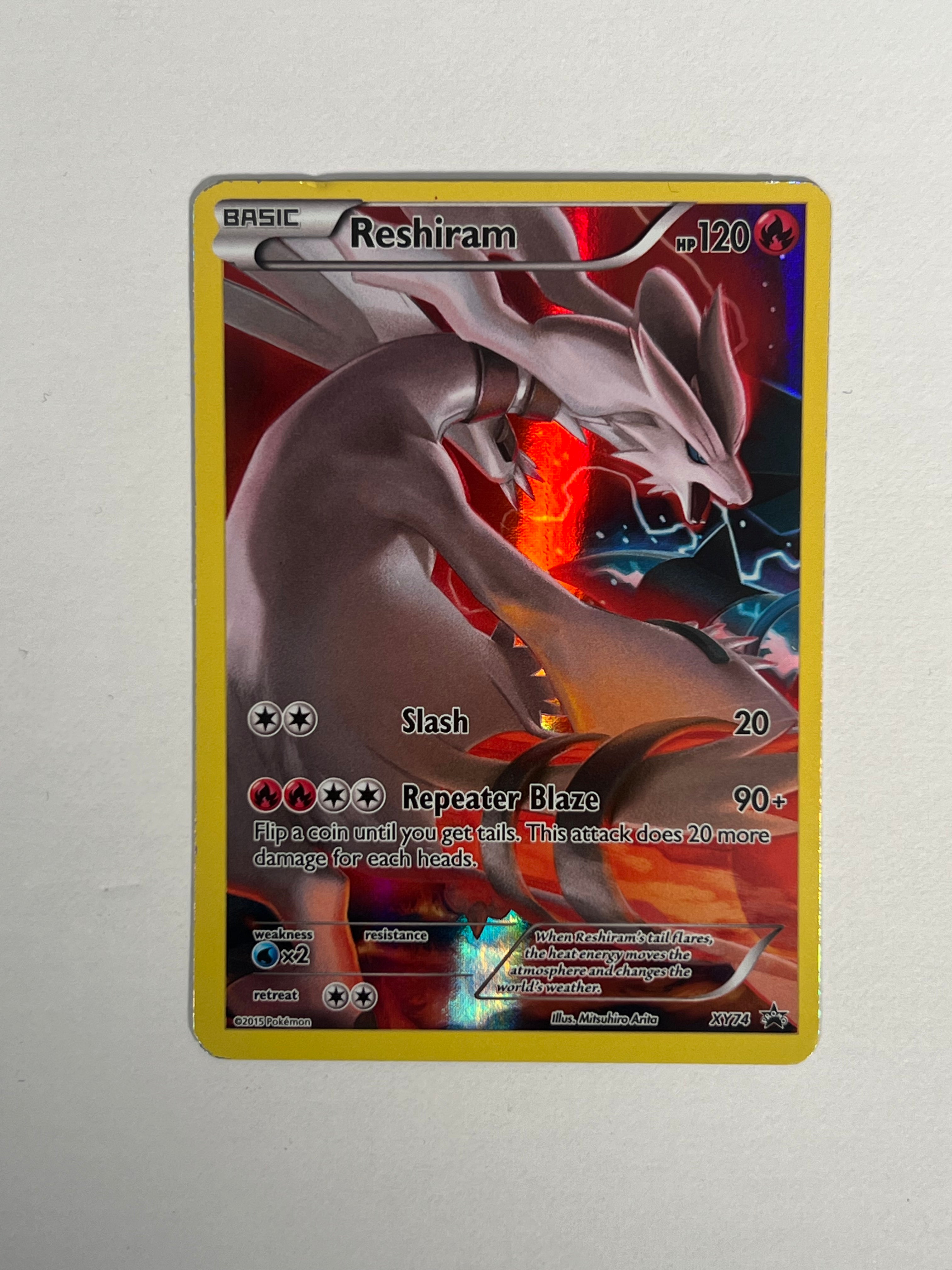 2015 Black Star Promo Reshiram XY74
