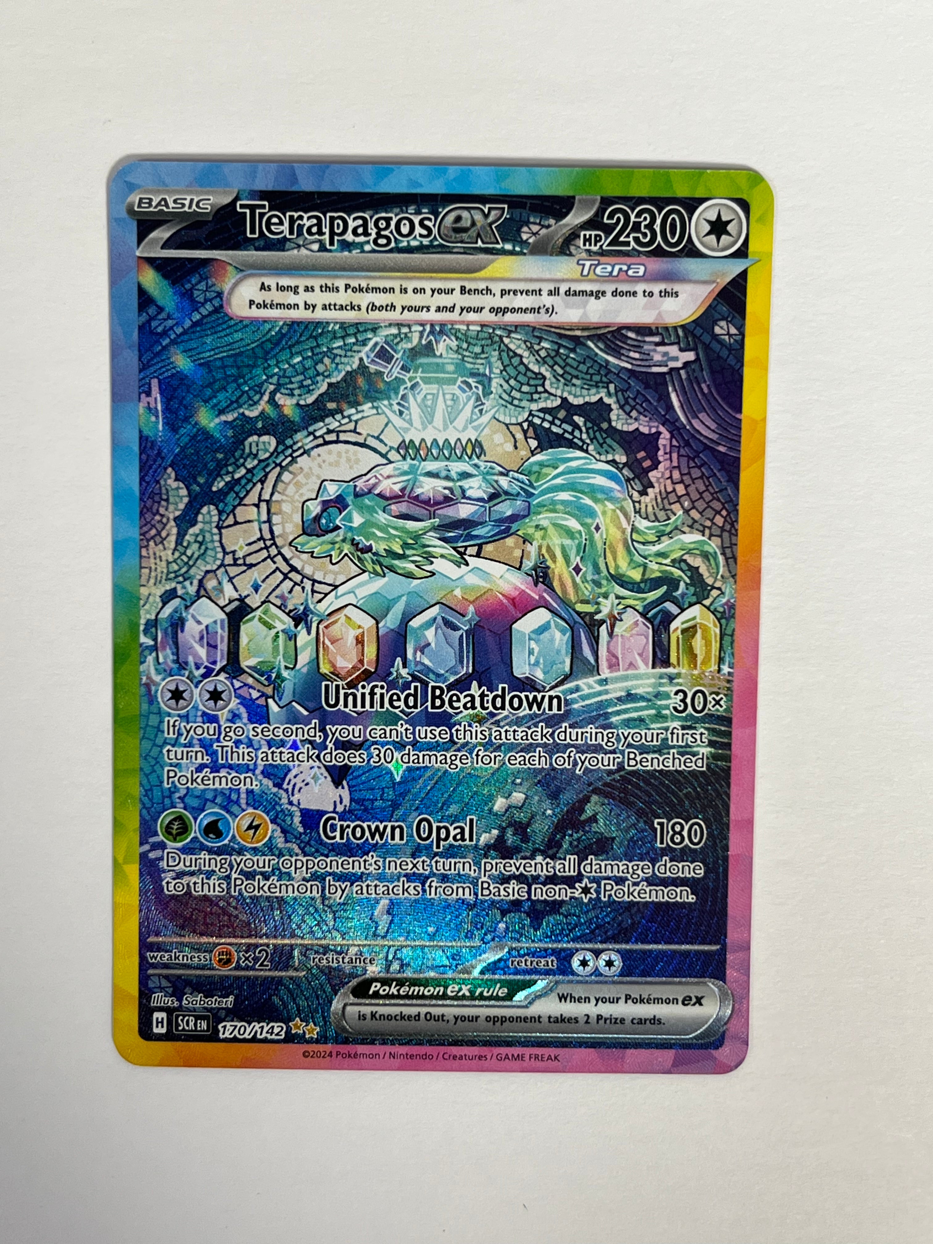 2024 Stellar Crown Terapagos Ex SIR 170/142