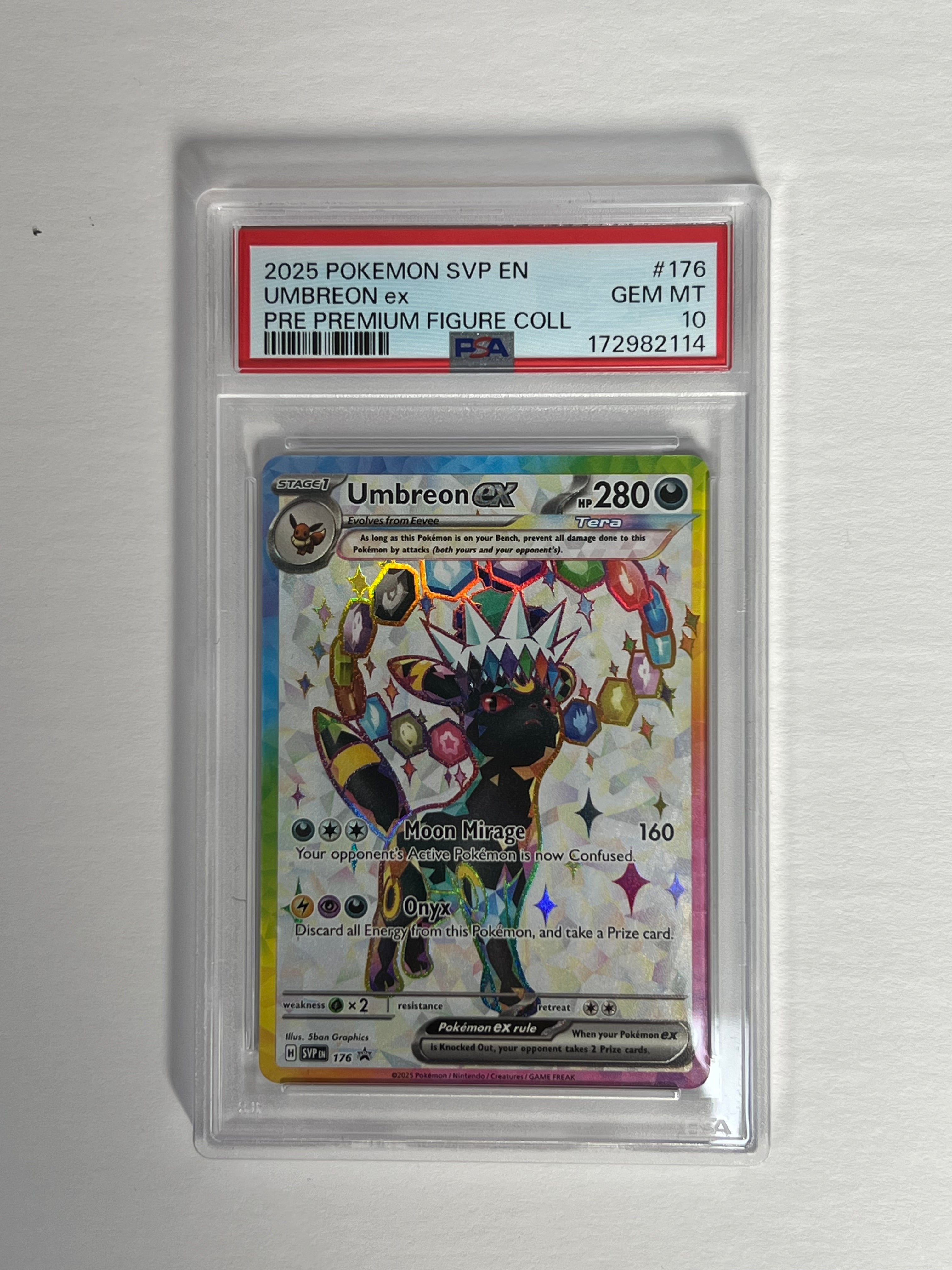 PSA 10 Premium Figure Collection Umbreon Ex 176