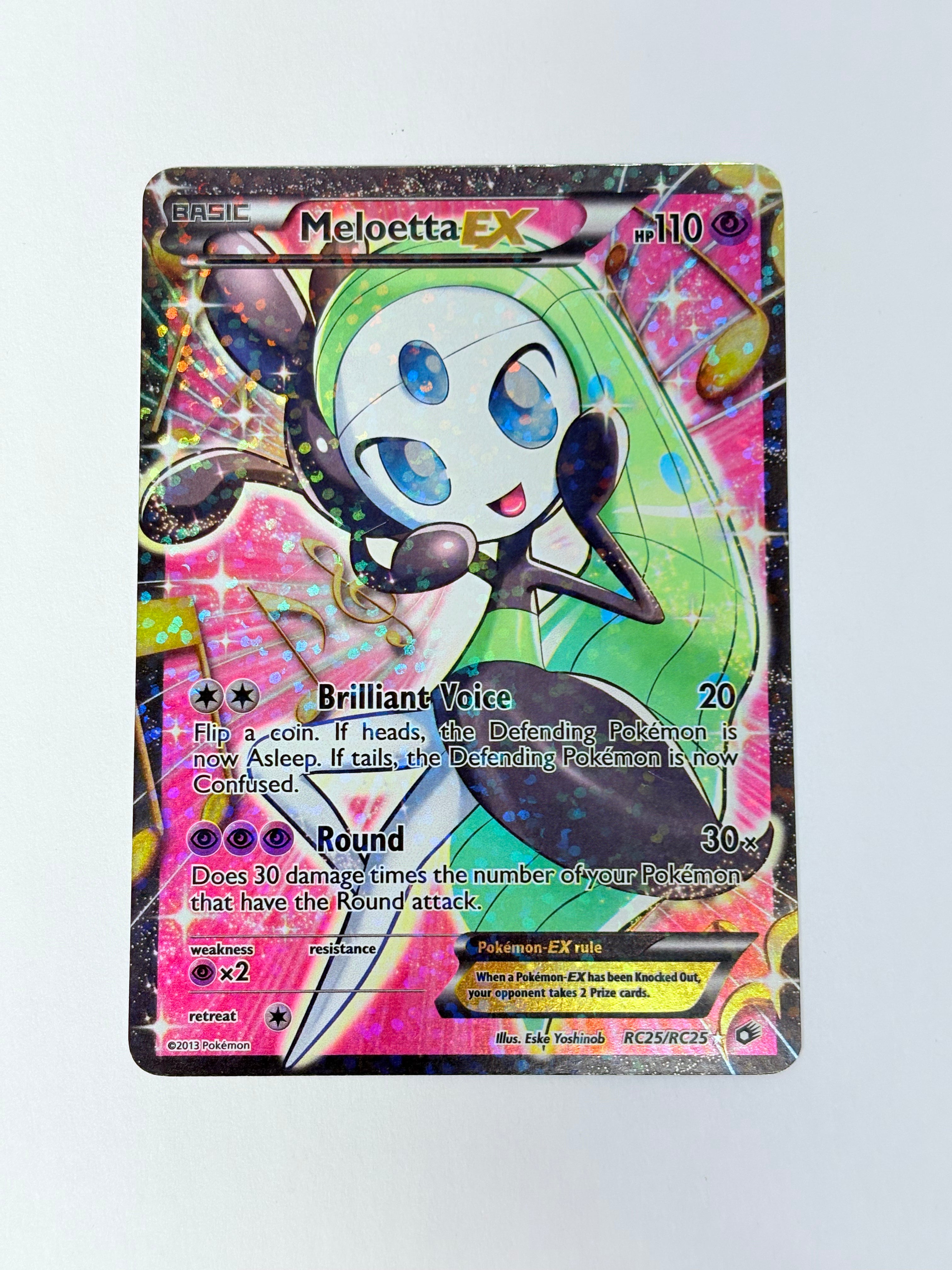 2013 Legendary Treasures Meloetta Ex Rc25/Rc25