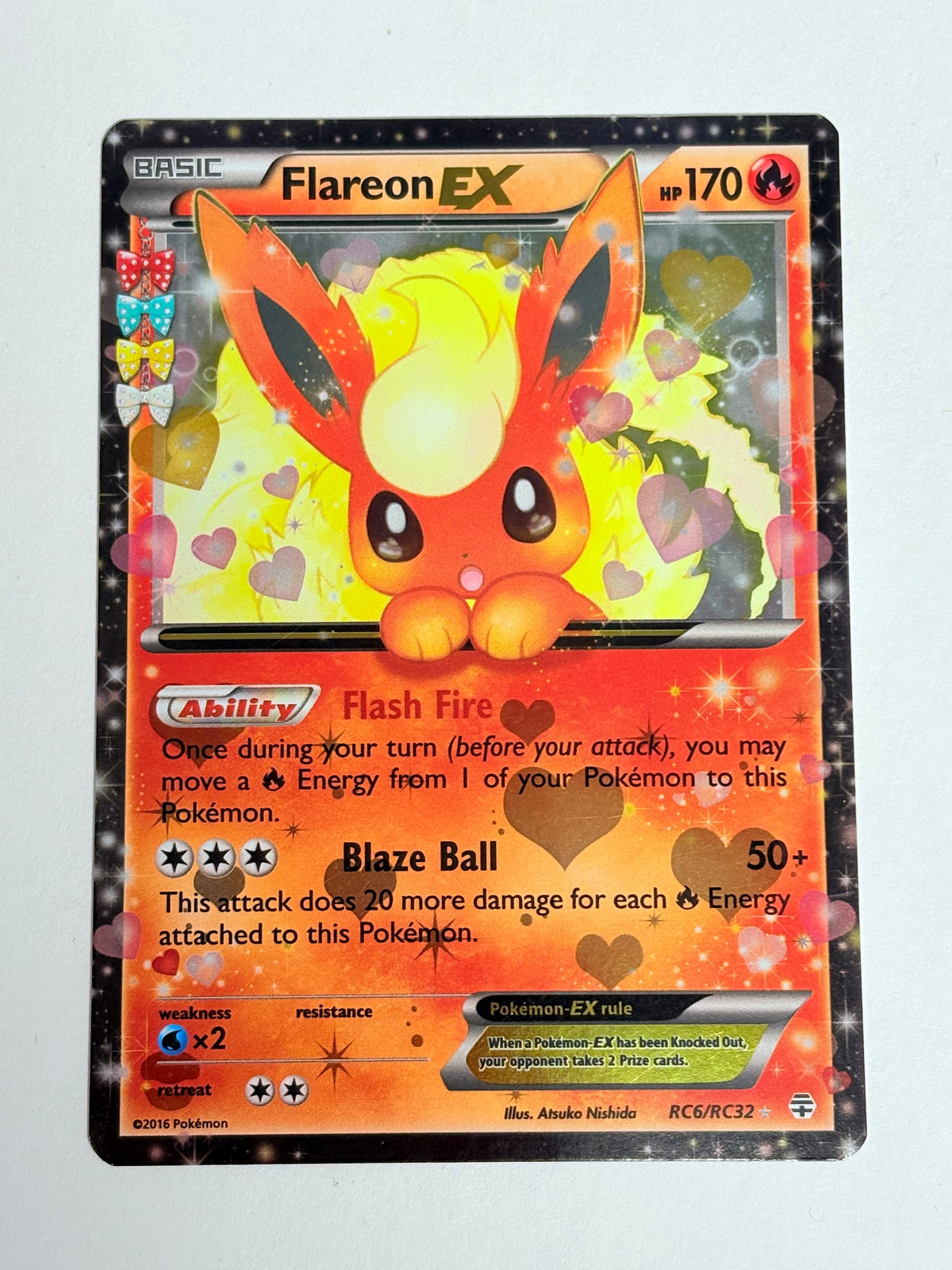 2016 Generations Flareon EX RC6/RC32