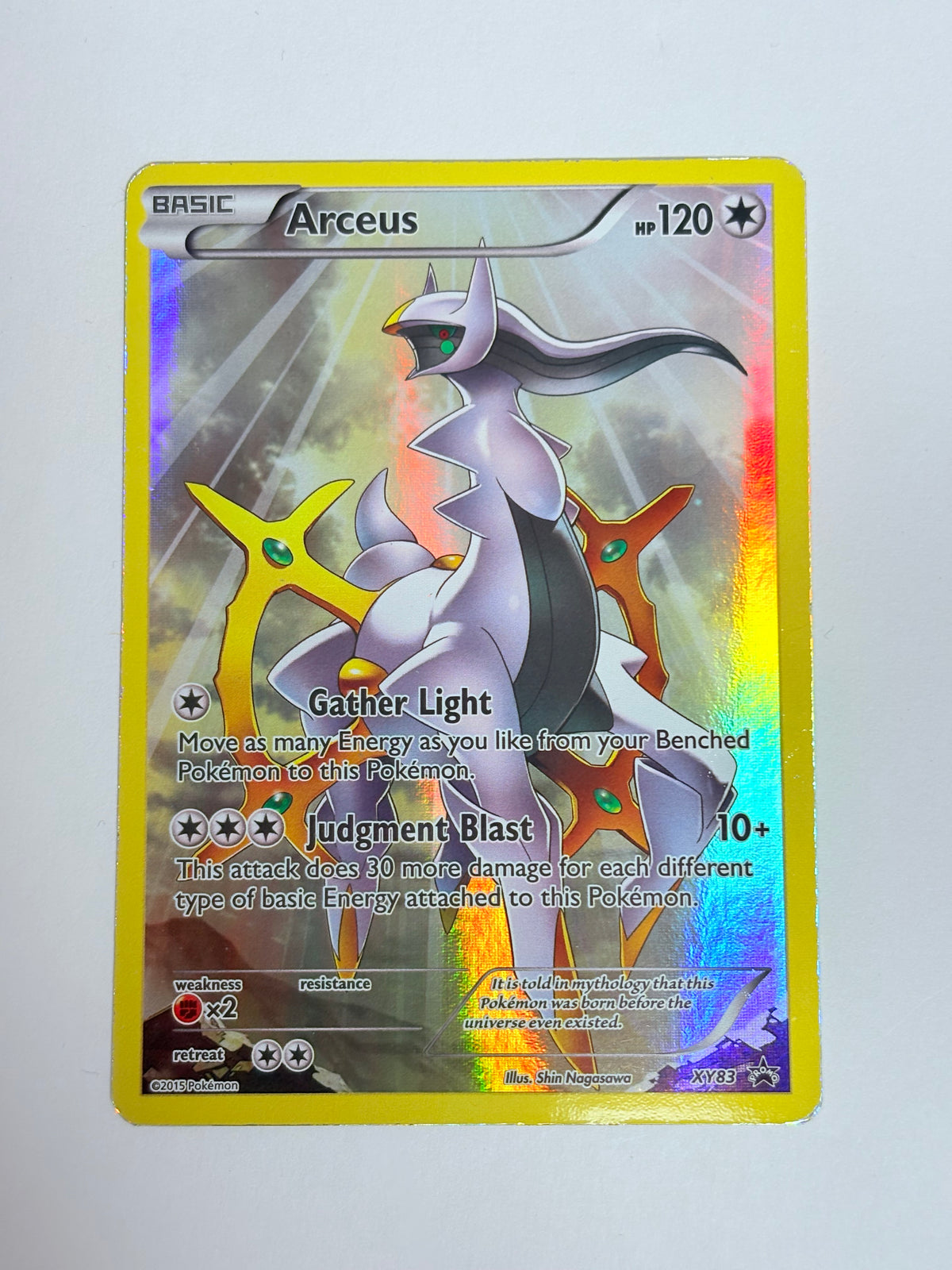 2015 Black Star Promo Arceus XY83