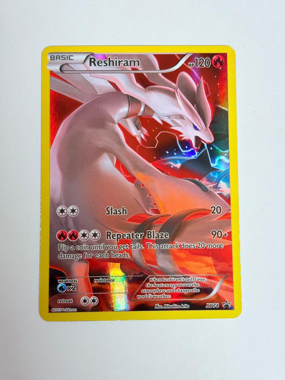 2015 Black Star Promo Reshiram XY74