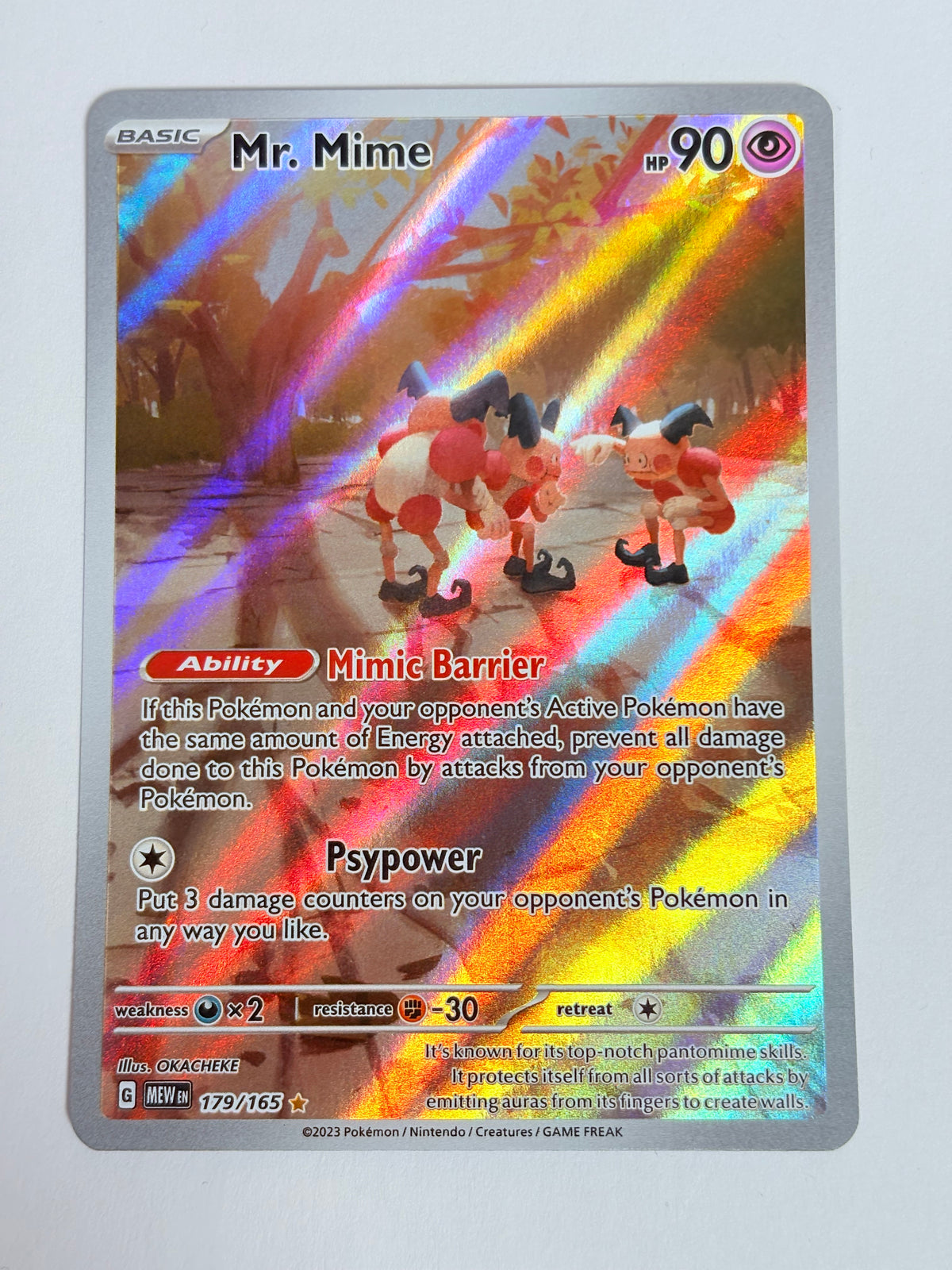 2023 Scarlet & Violet 151 Mr mime IR 179/165
